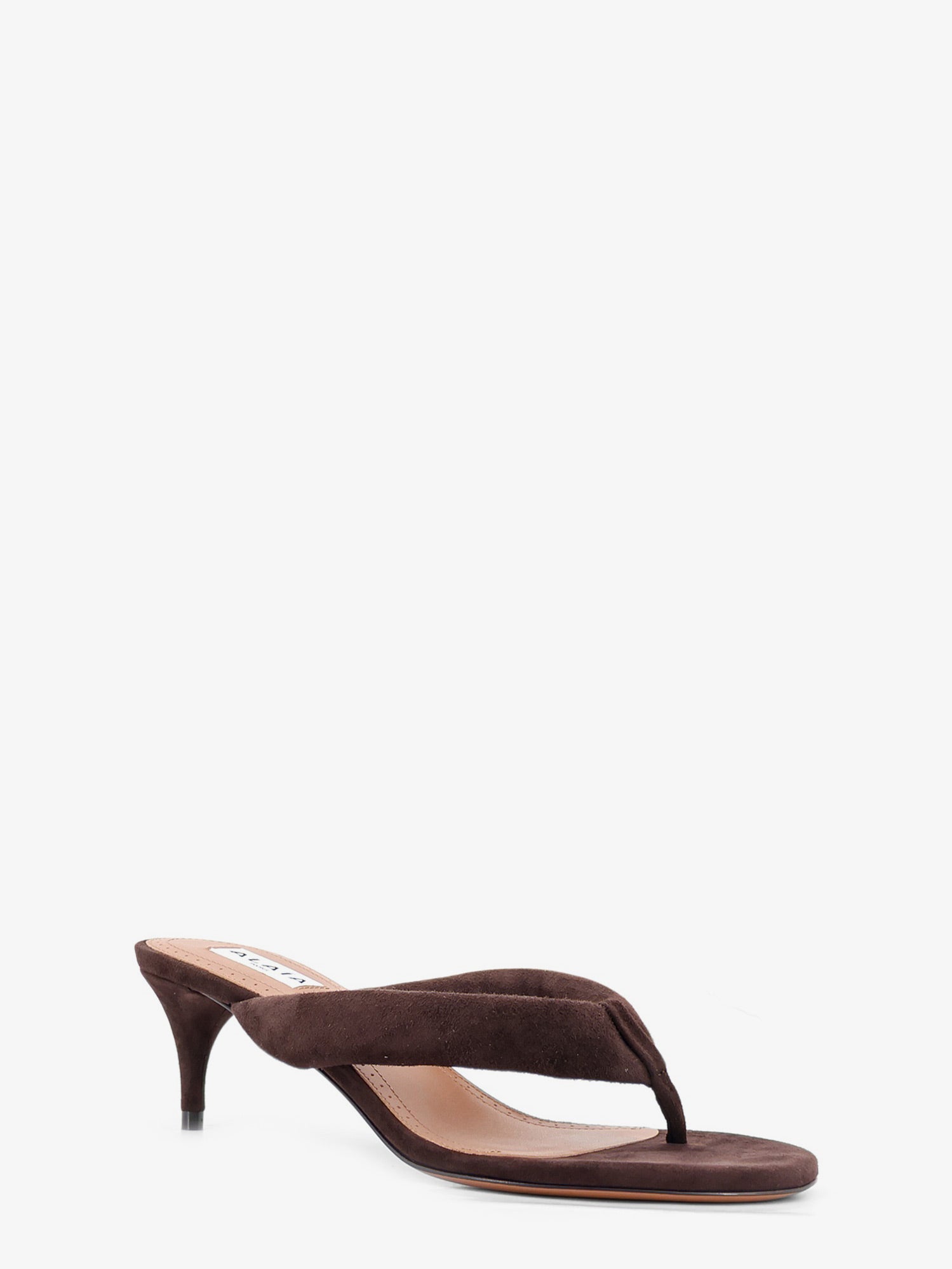 Alaïa Suede Heeled Sandals