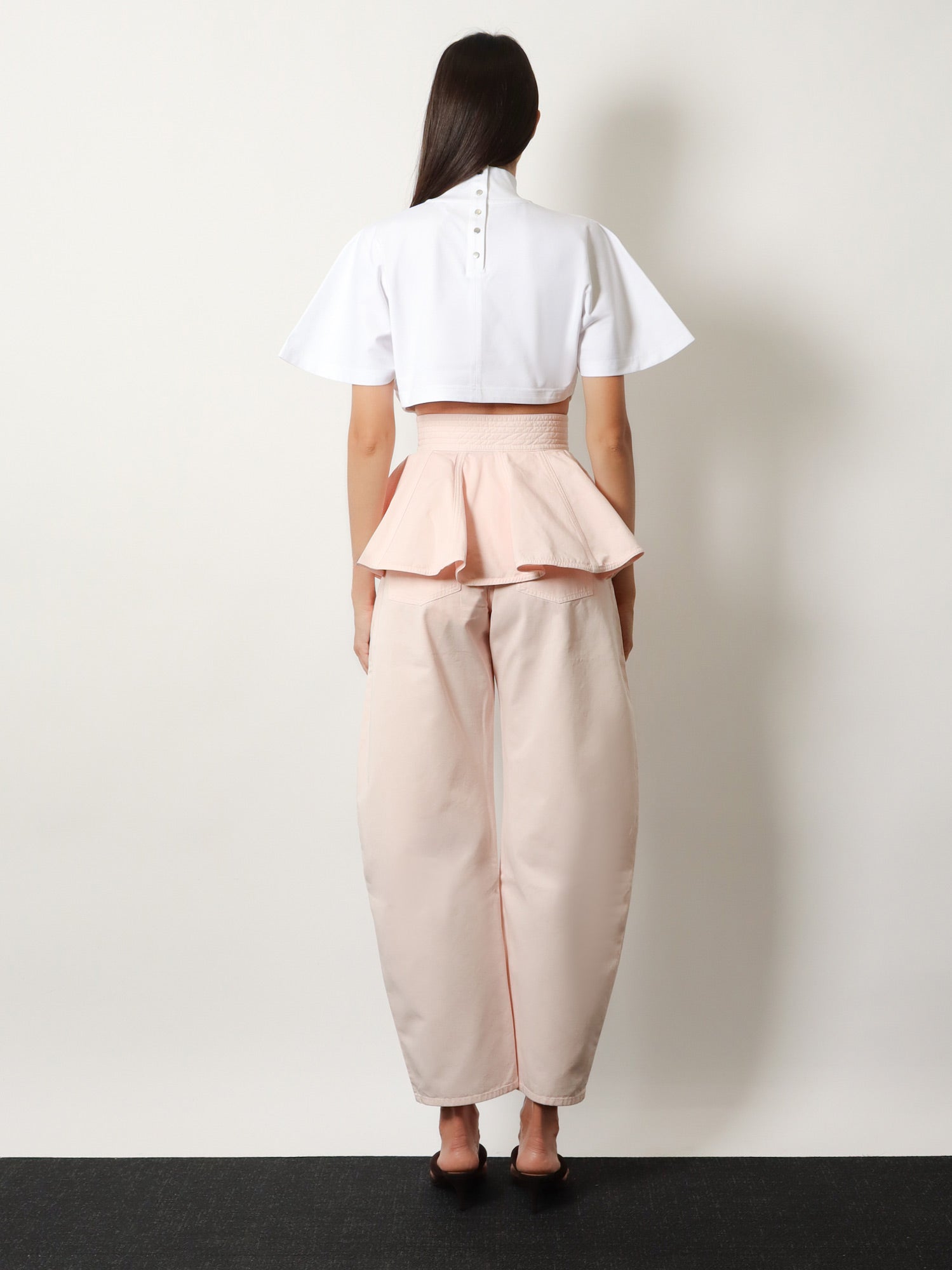 Alaïa Cotton Crop T-shirt