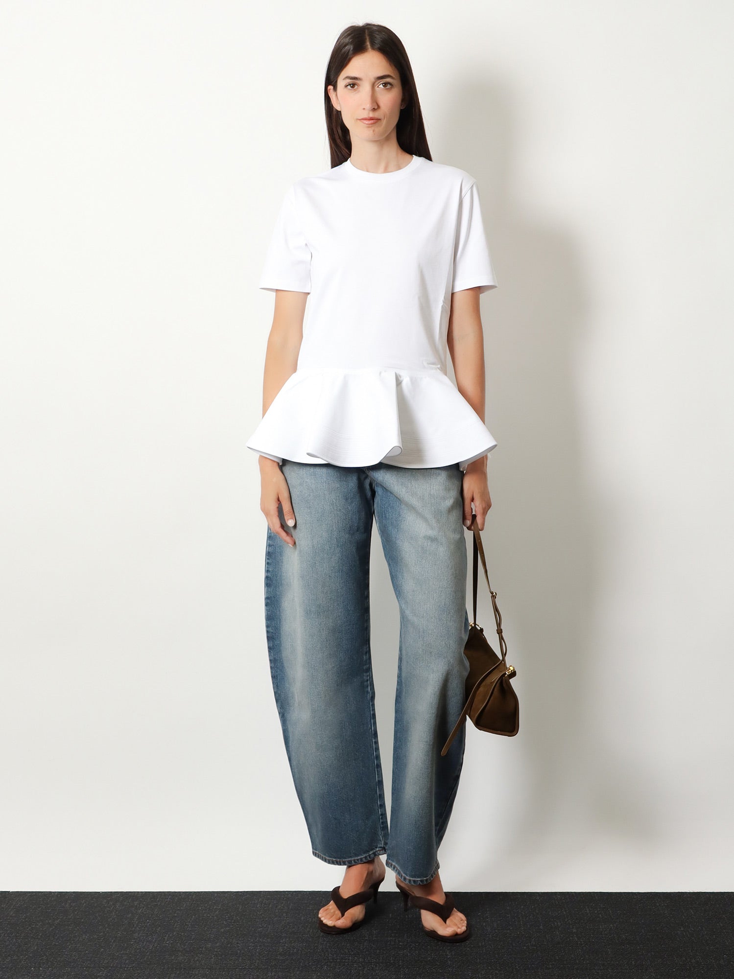 Alaïa Crinoline Cotton Jersey T-shirt