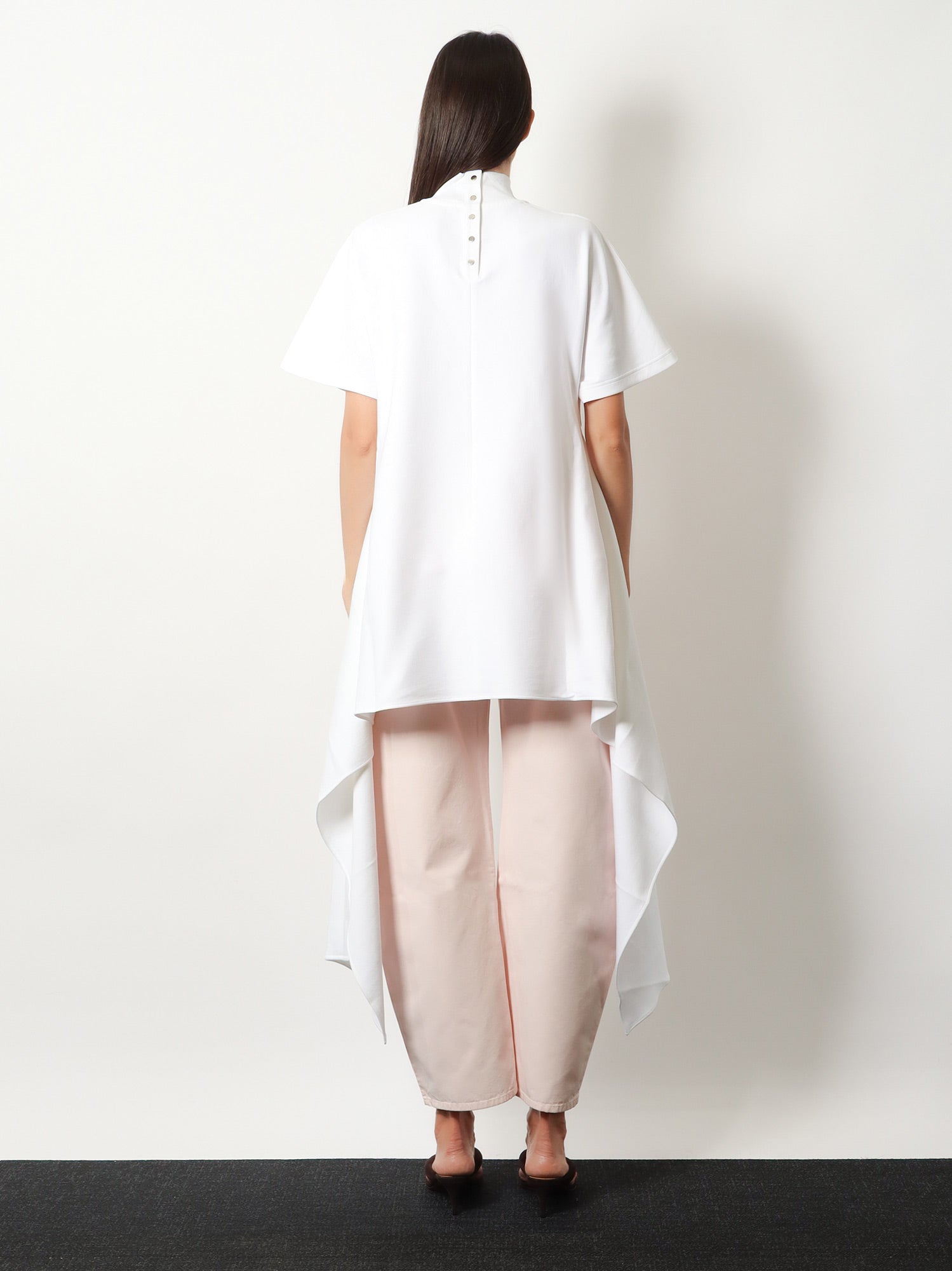 Alaïa Asym Cotton Blend T-shirt