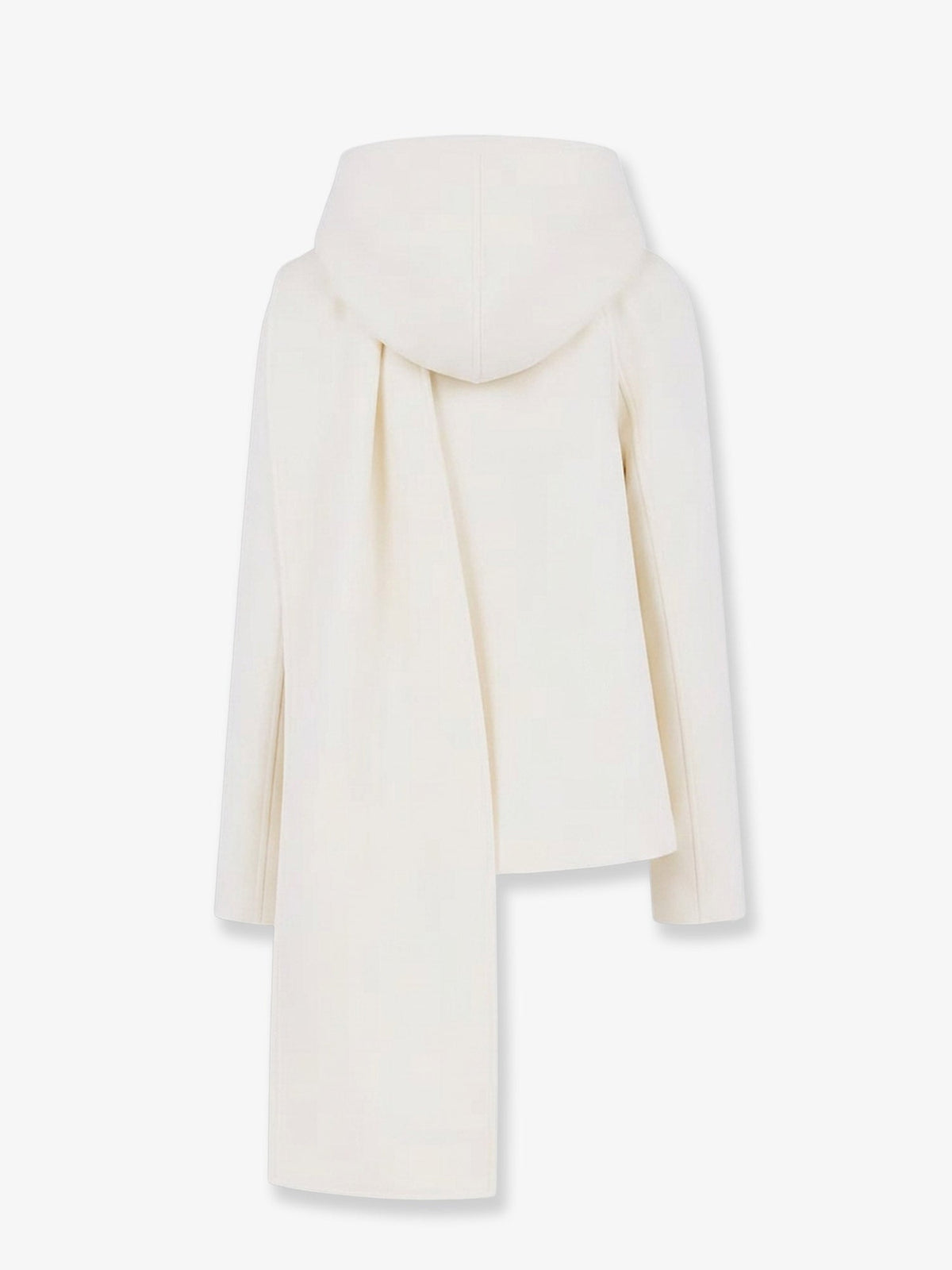 Alaïa Scarf Boiled Wool Coat
