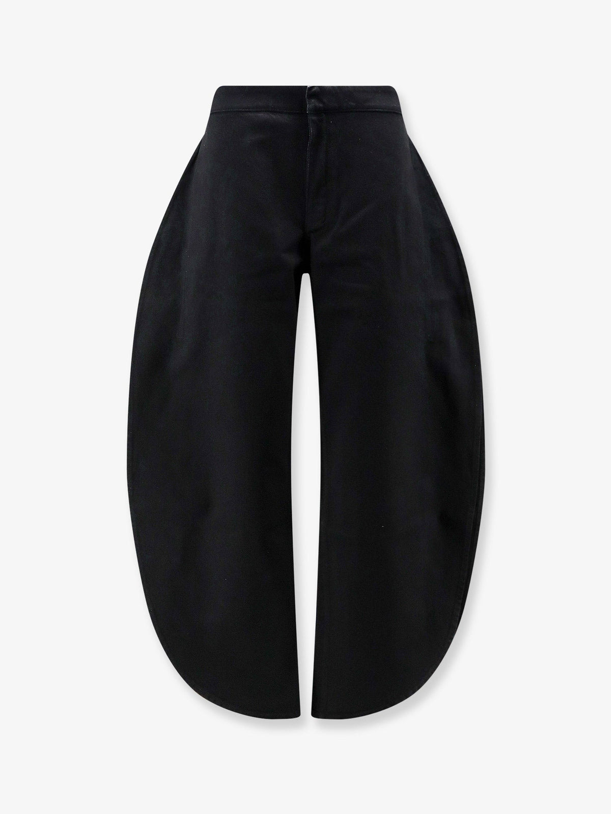 Alaïa Petal Trousers In Black Denim