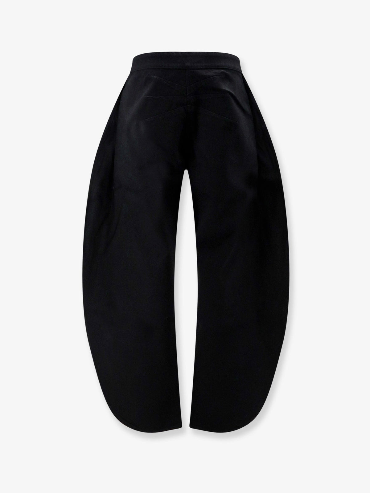Alaïa Petal Trousers In Black Denim