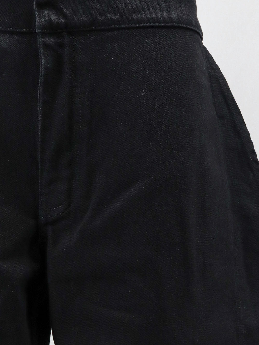 Alaïa Petal Trousers In Black Denim