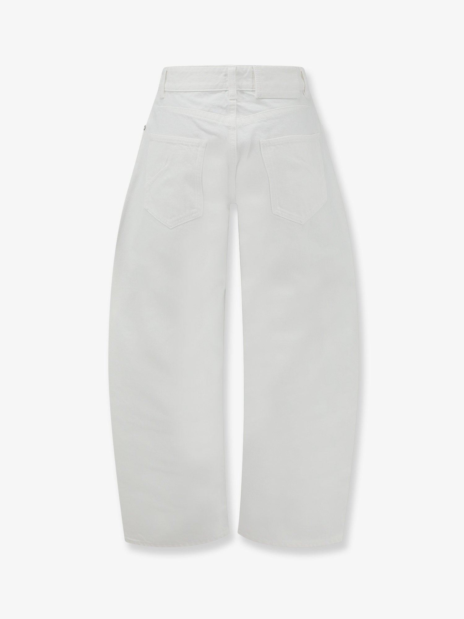 Alaïa Rodeo White Denim Trousers
