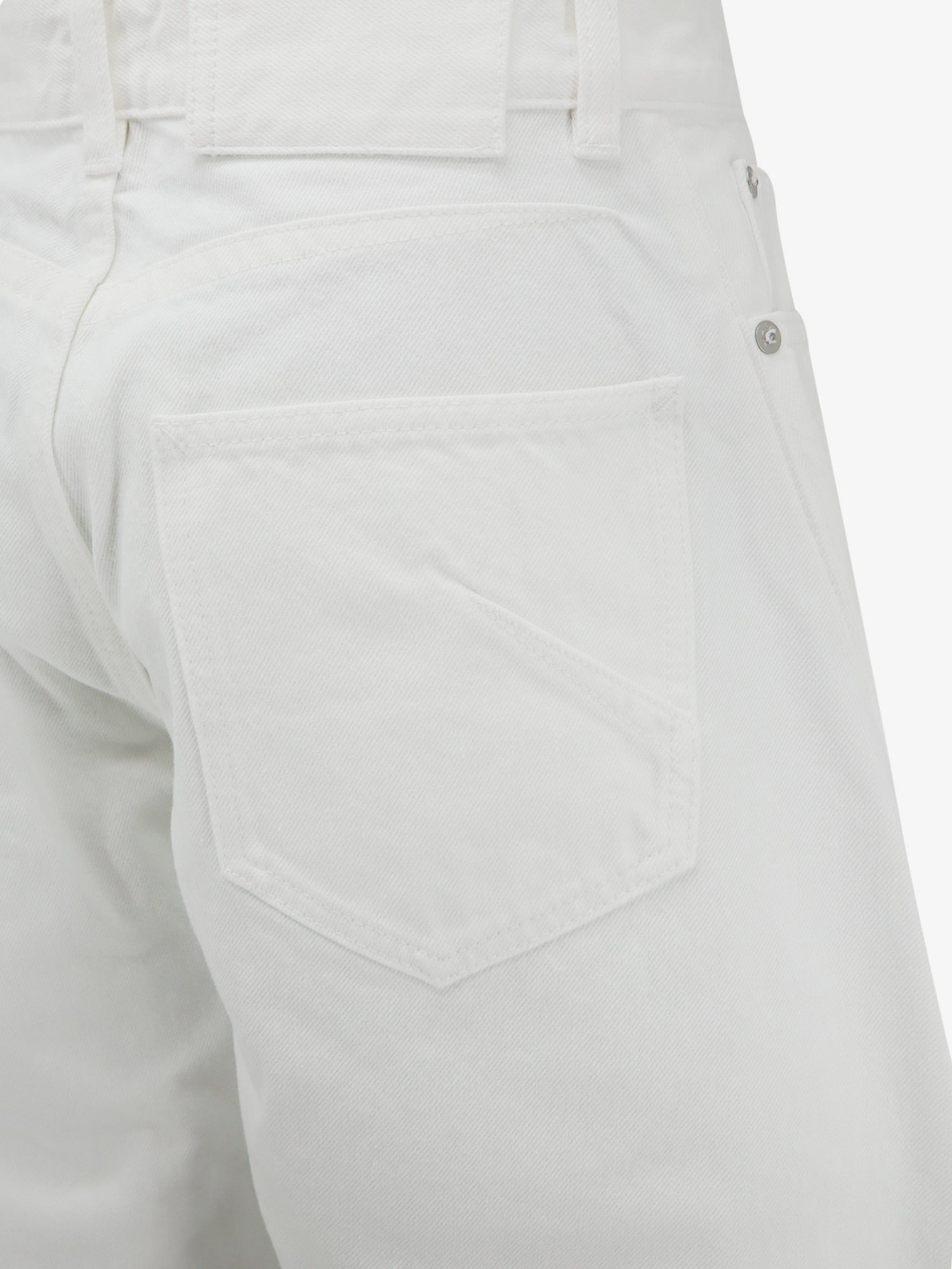 Alaïa Rodeo White Denim Trousers