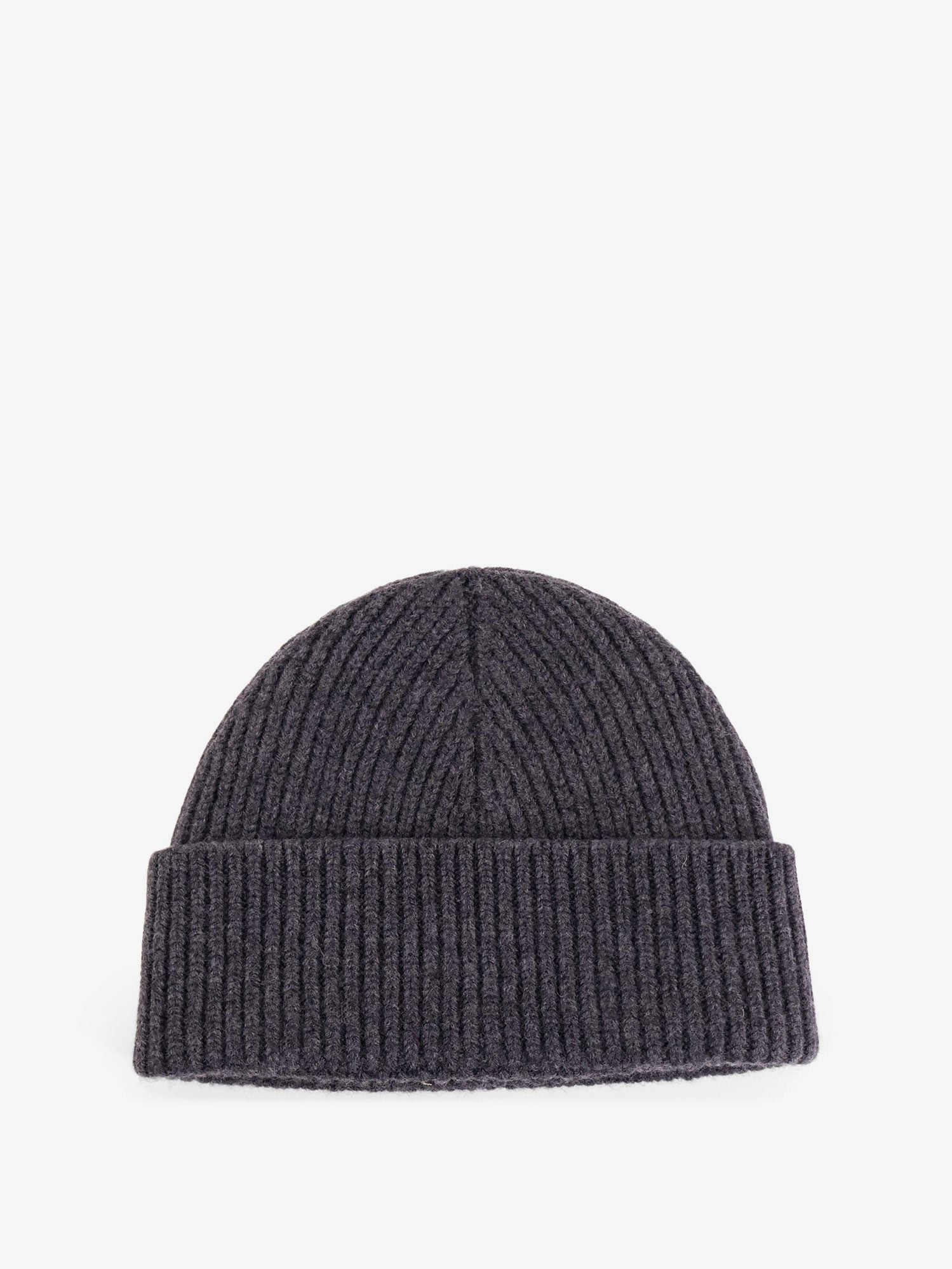 AMI Paris Virgin Wool Hat With Embroidered Logo On The Front