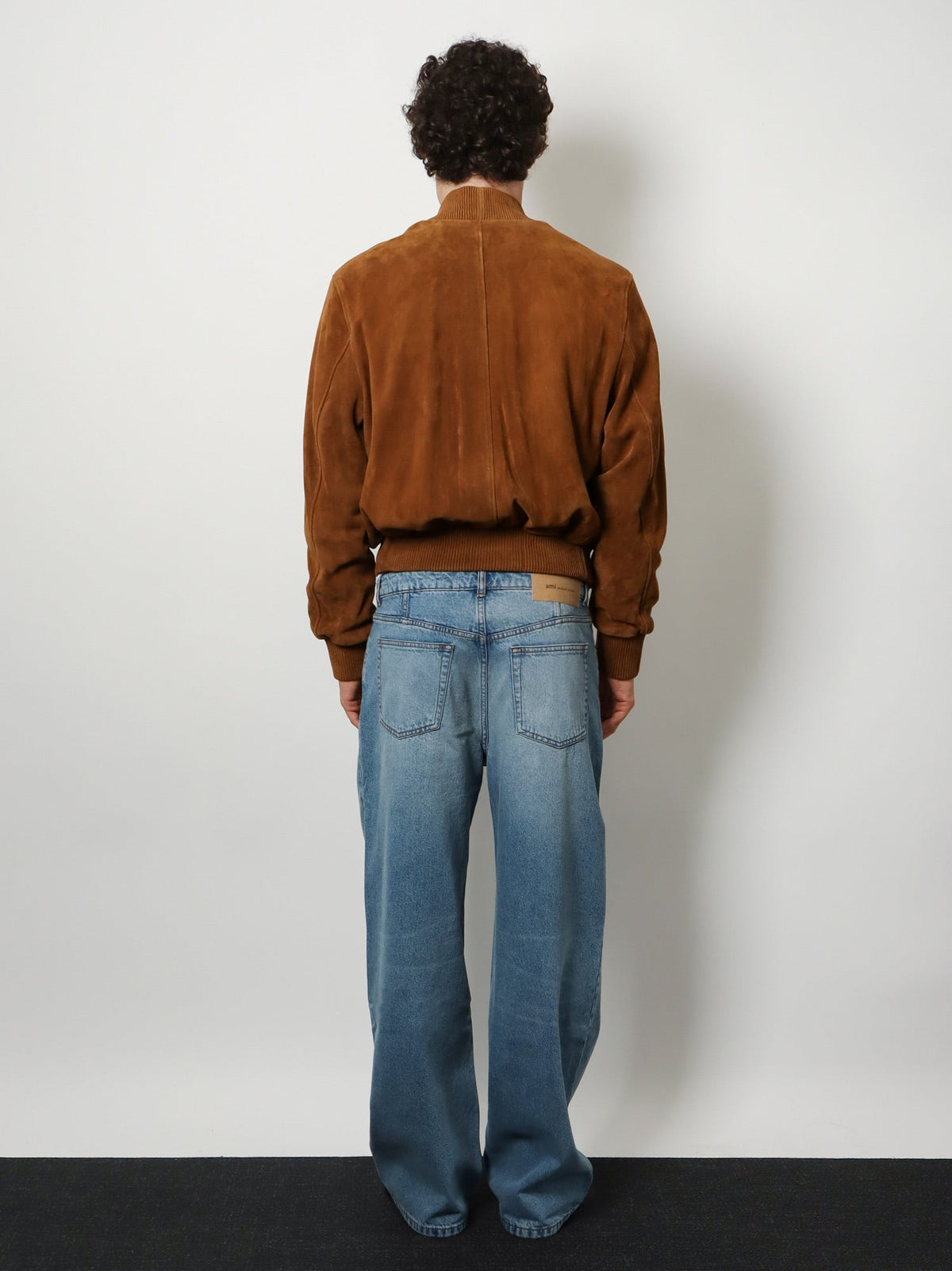 AMI Paris Suede Goatskin Jacket