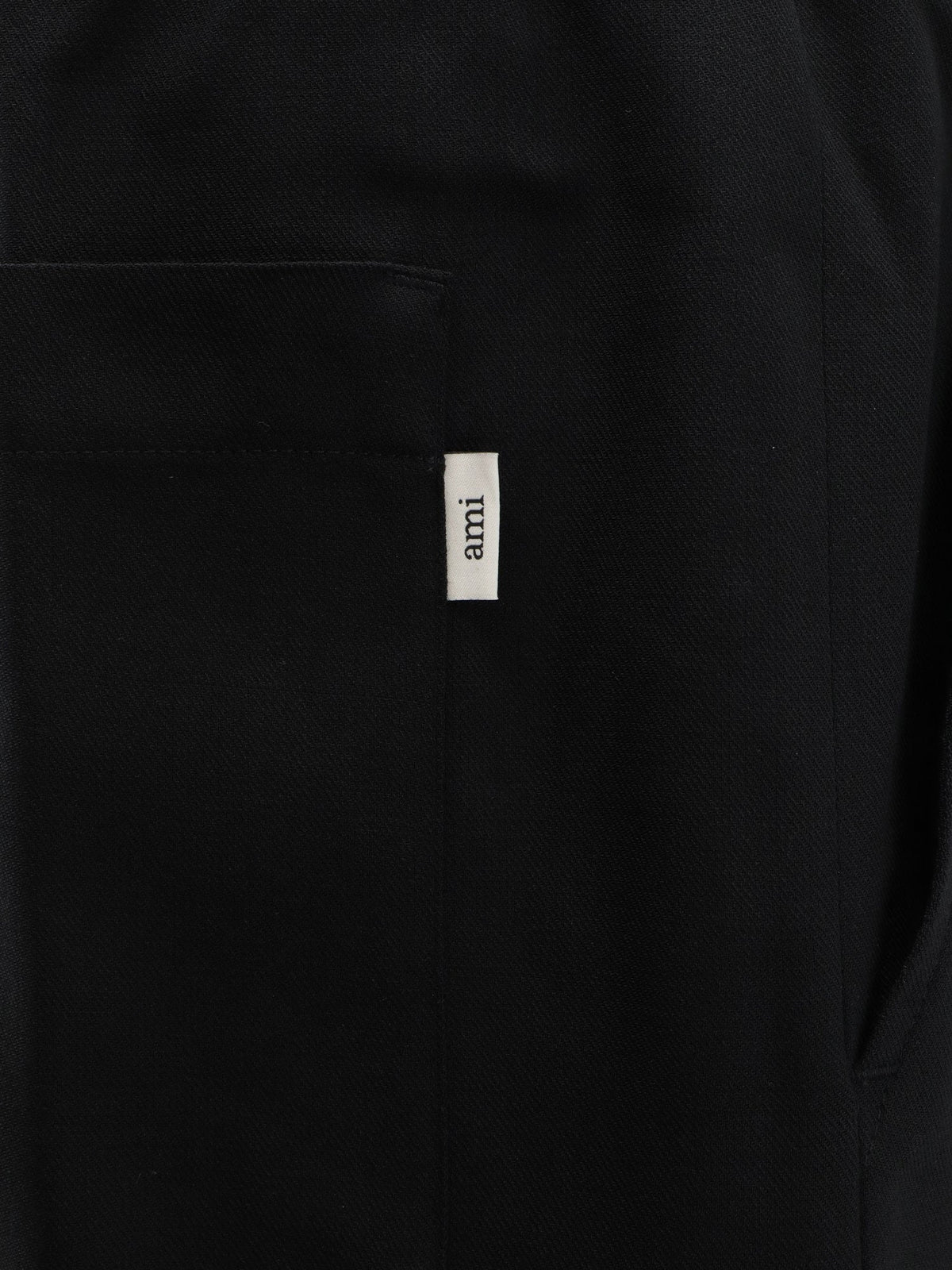 AMI Paris Virgin Wool Trousers