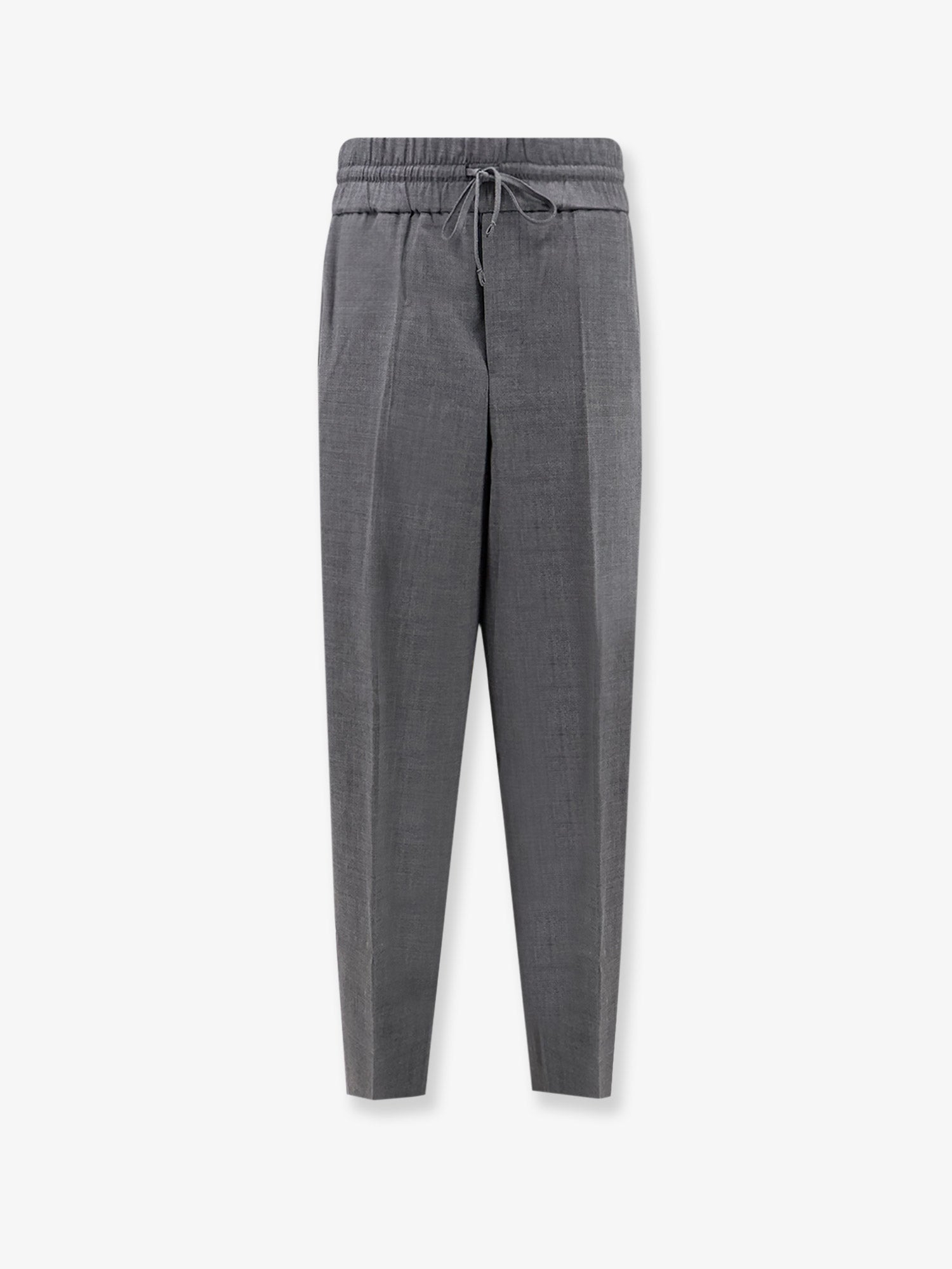 AMI Paris Virgin Wool Trousers With Elastic