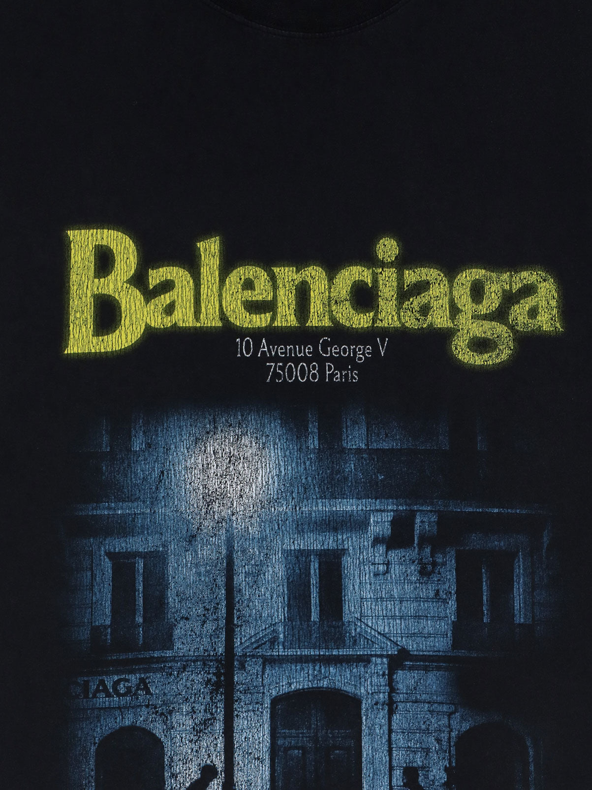 Balenciaga The Address Cotton T-shirt