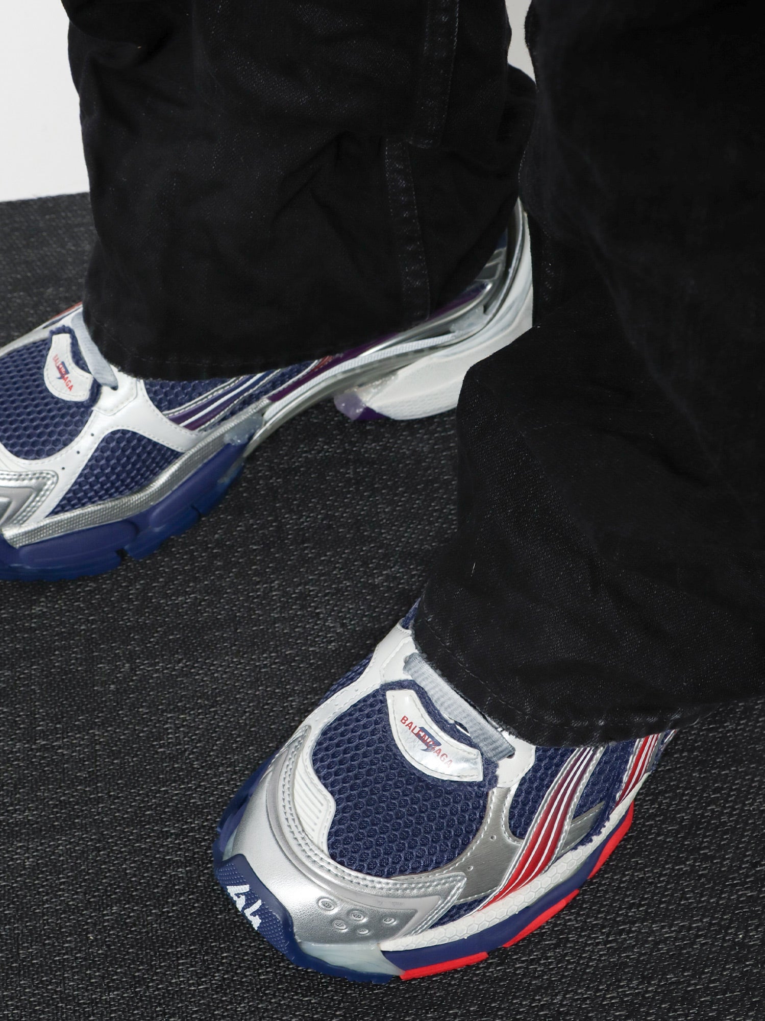 Balenciaga Mesh And Nylon Runner Sneakers