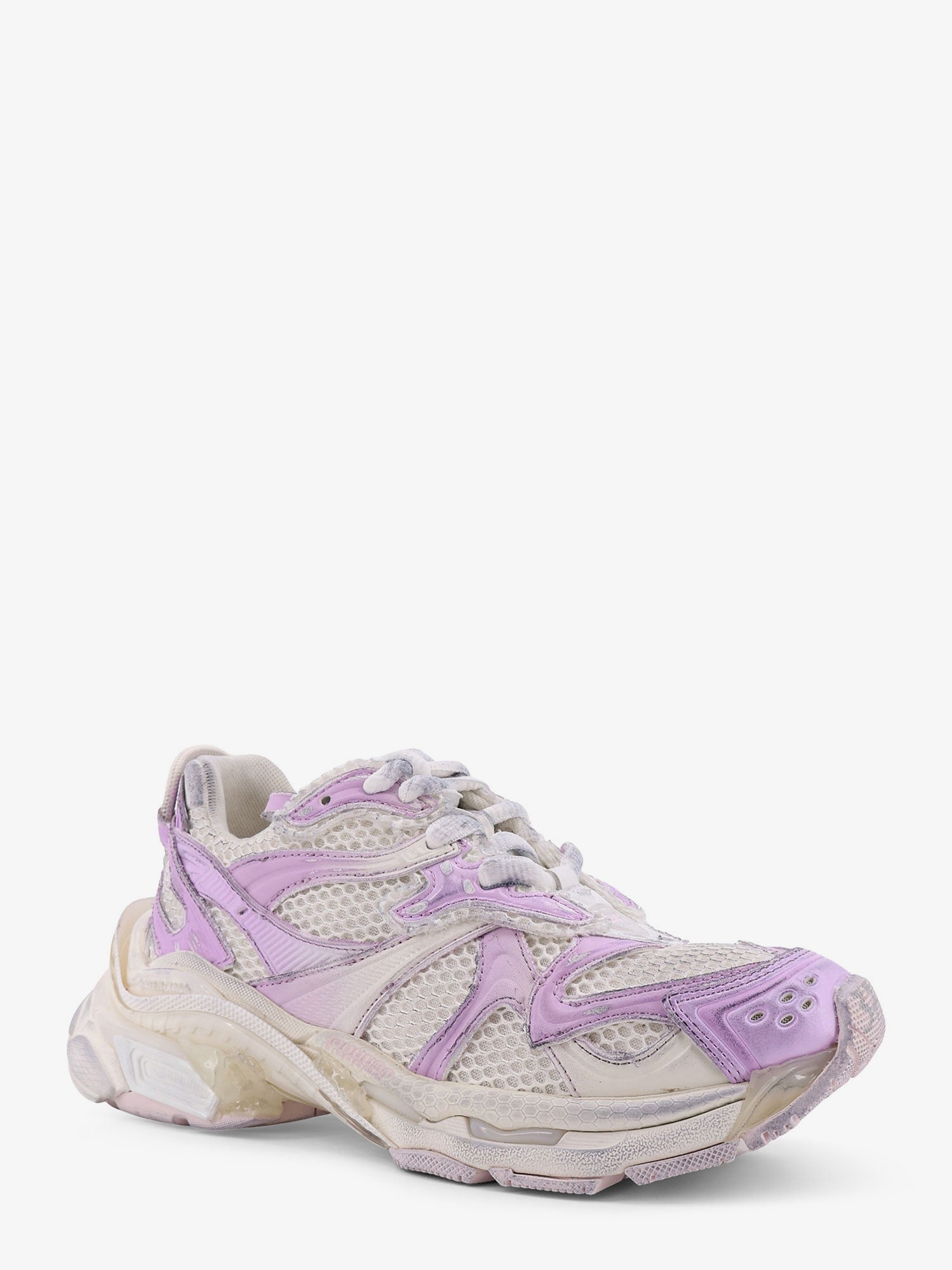 Balenciaga Nylon And Mesh Runner 2 Sneakers