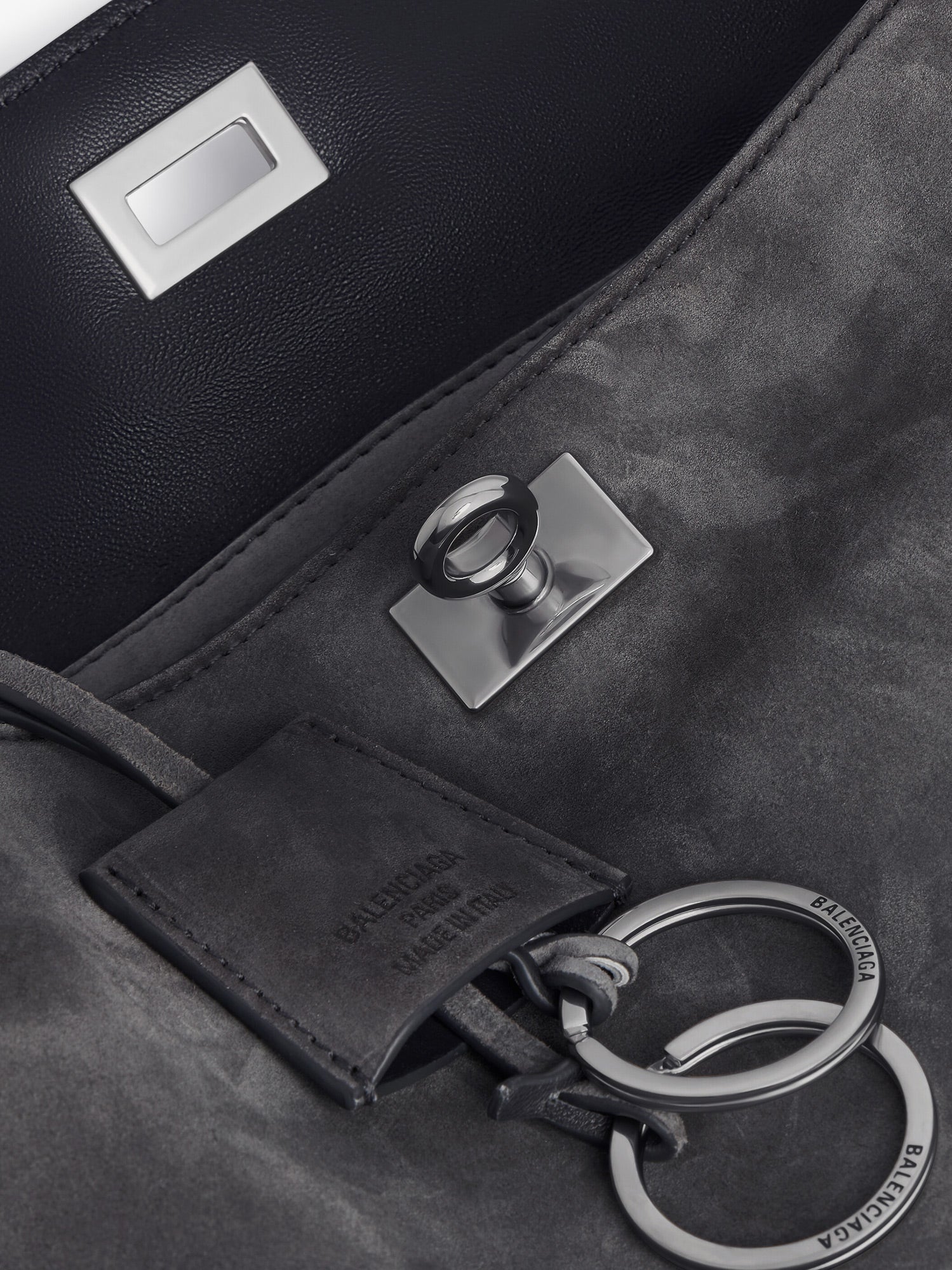 Balenciaga Rodeo S Suede Crossbody Bag