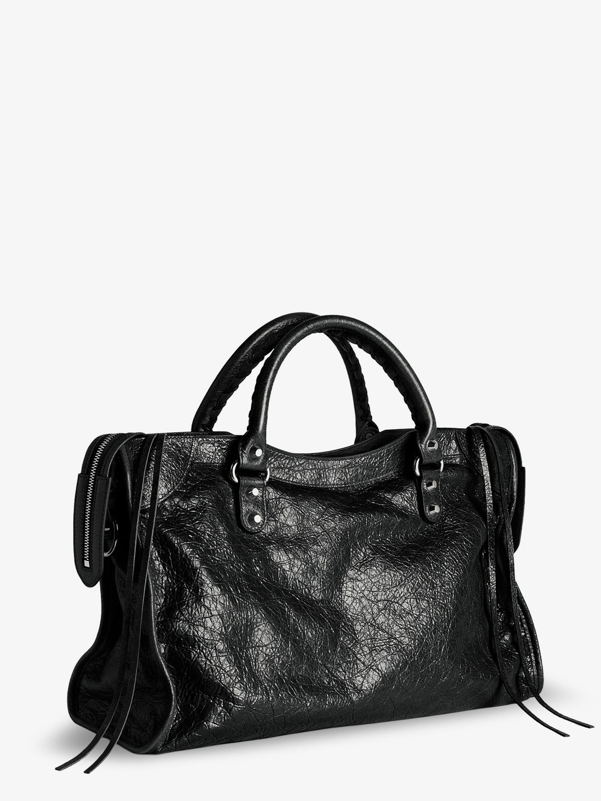 Balenciaga Le City M Leather Crossbody Bag