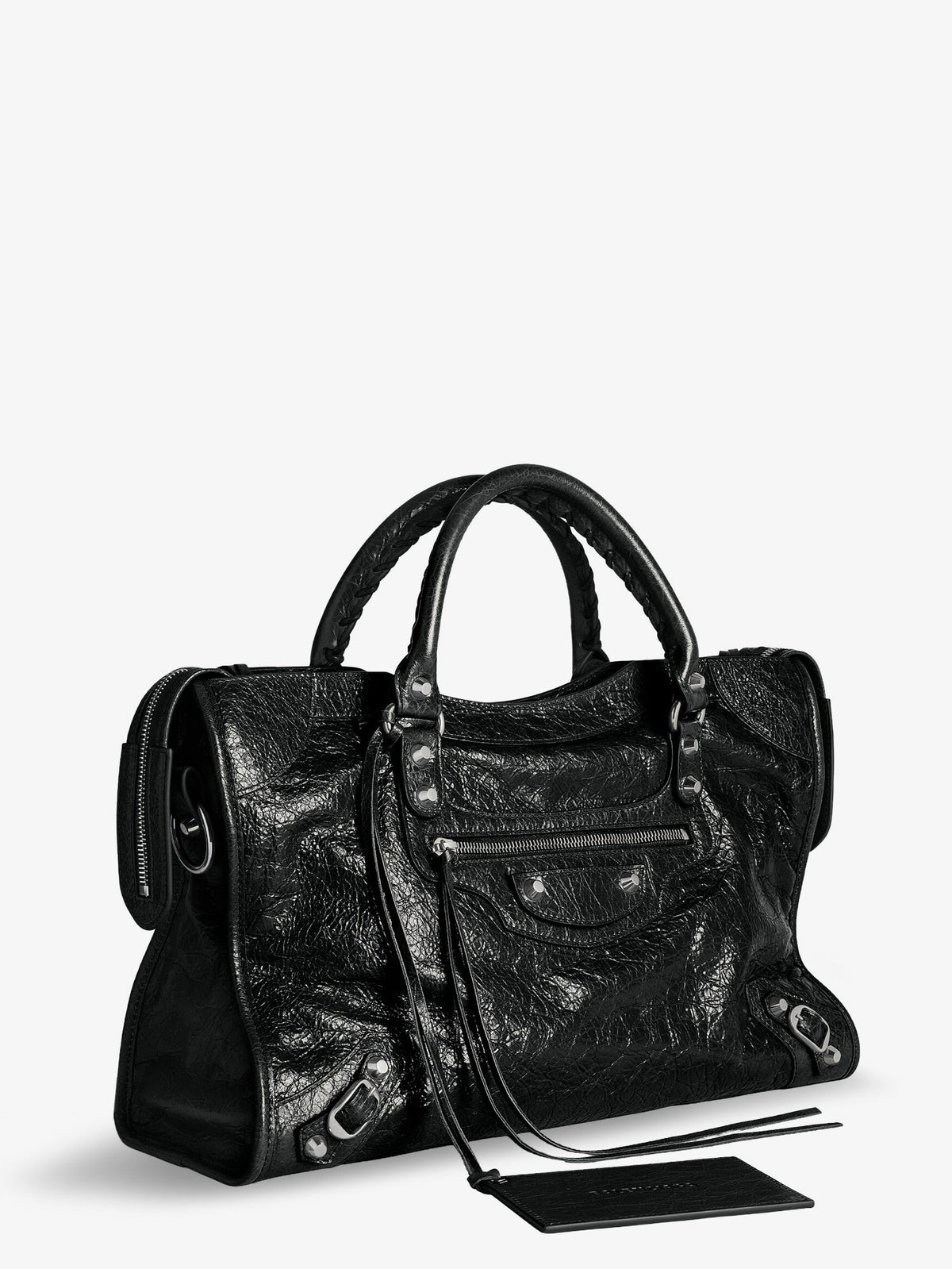 Balenciaga Le City M Leather Crossbody Bag