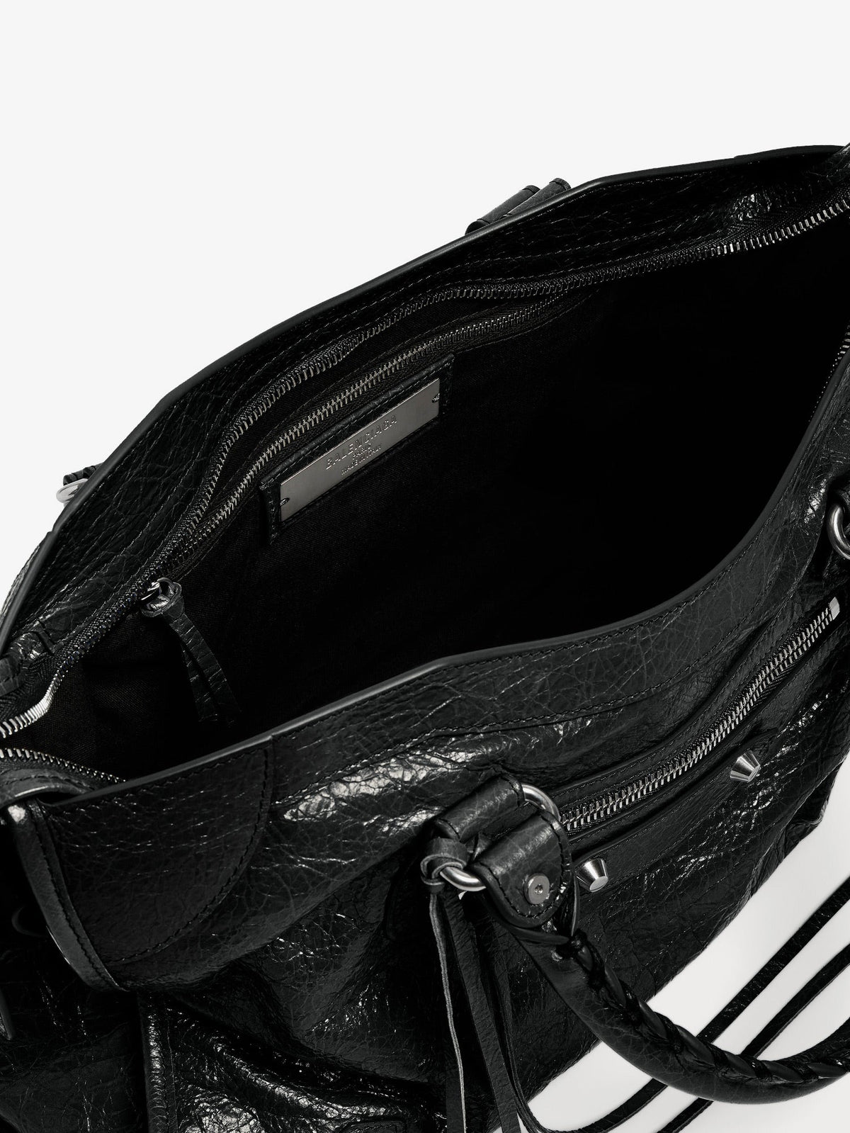 Balenciaga Le City M Leather Crossbody Bag