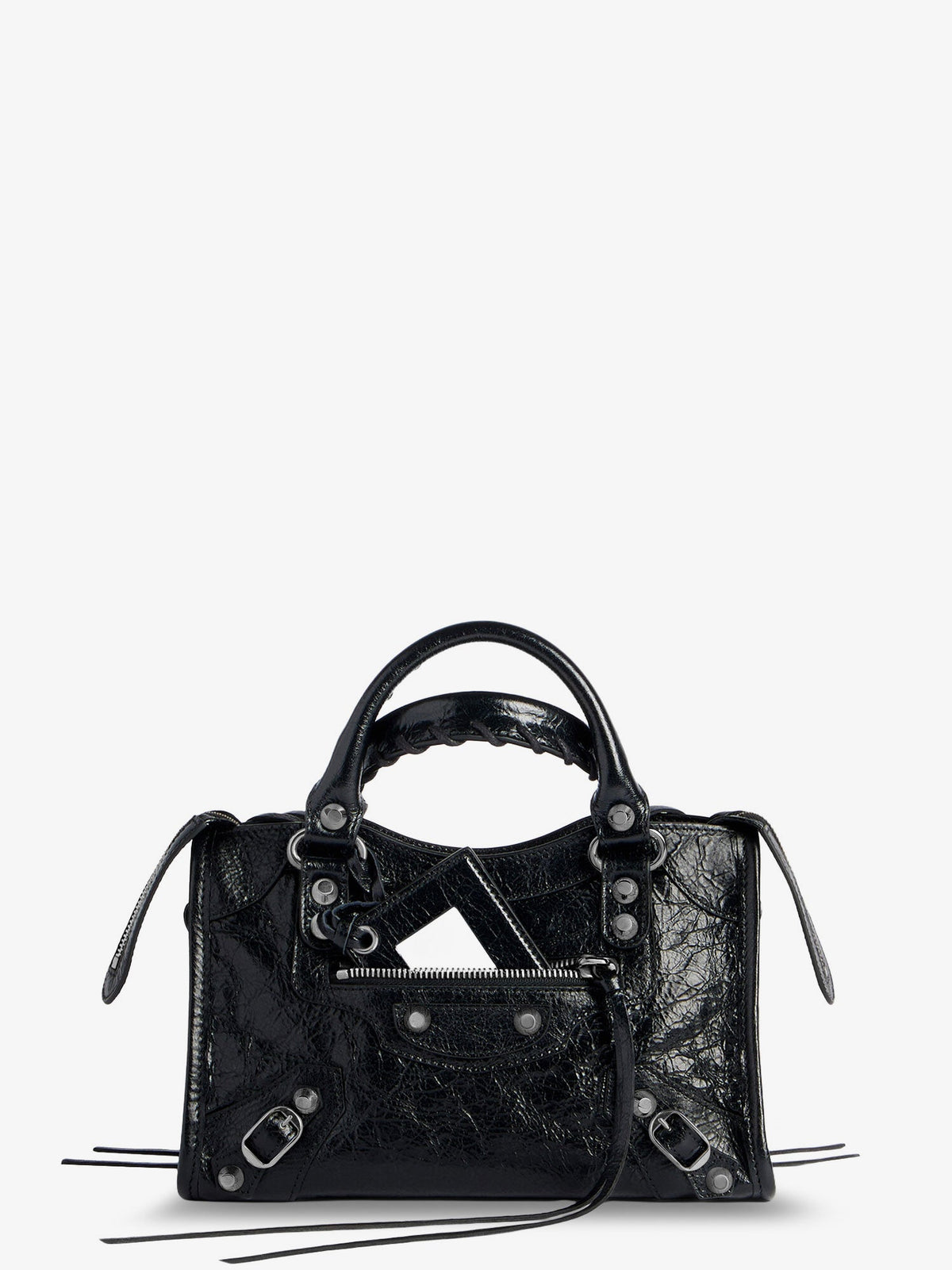 Balenciaga Le City Mini Arena Leather Handbag