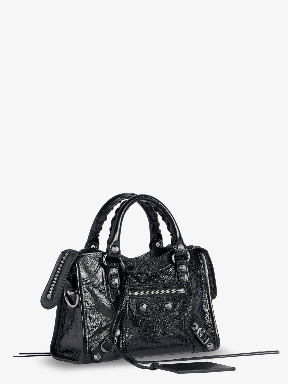 Balenciaga Le City Mini Arena Leather Handbag