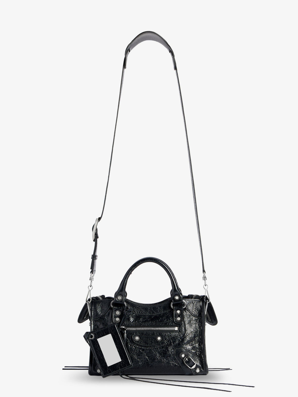Balenciaga Le City Mini Arena Leather Handbag