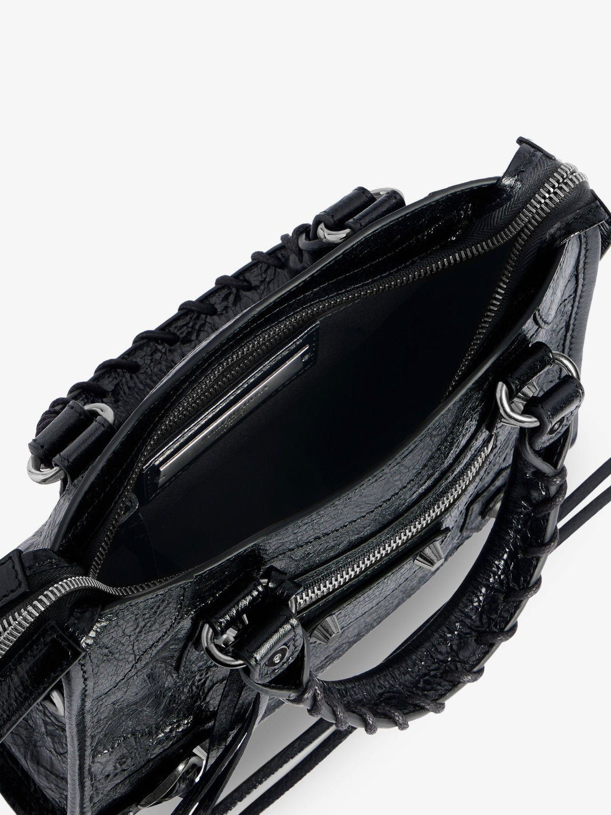 Balenciaga Le City Mini Arena Leather Handbag