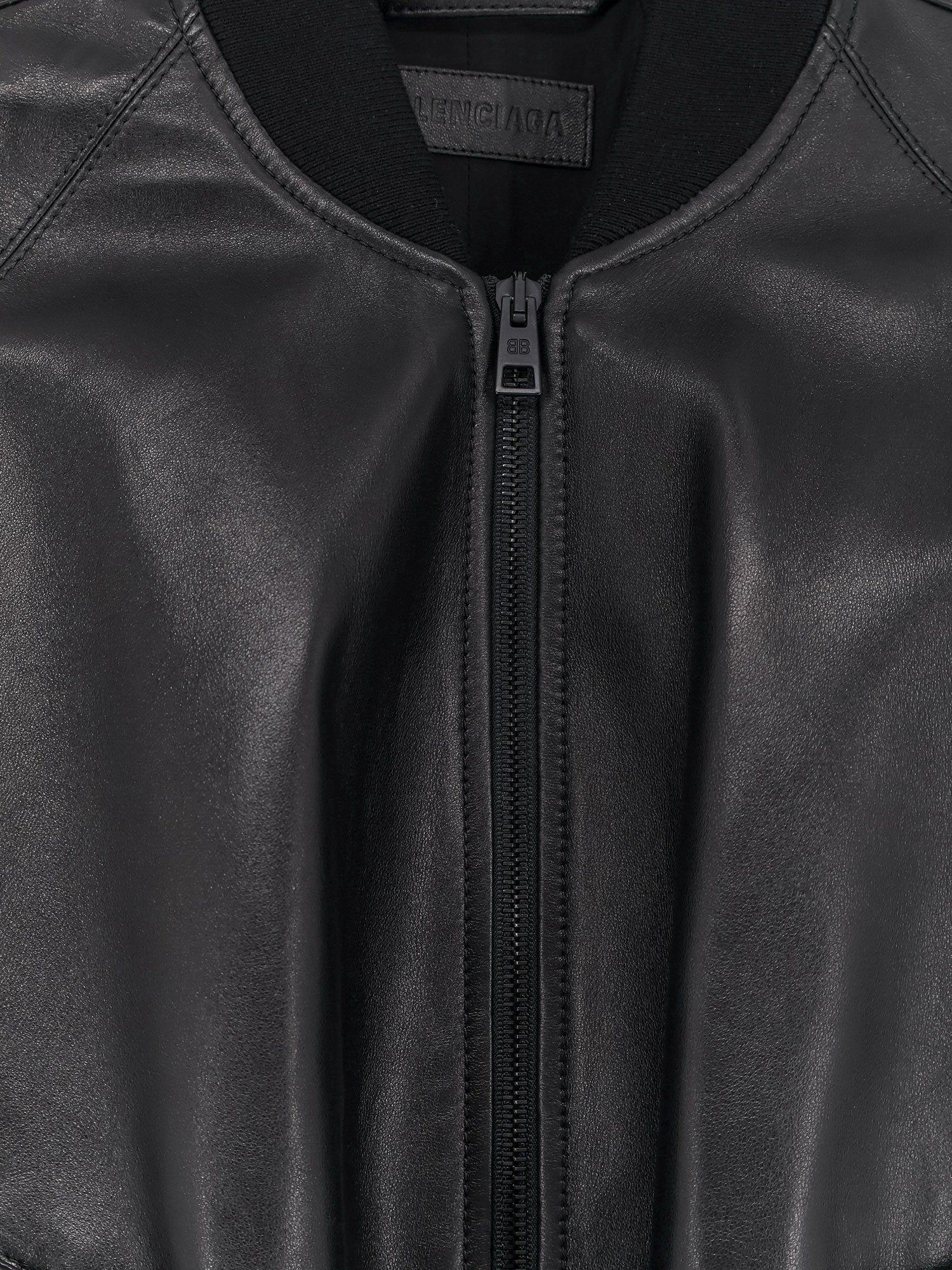 Balenciaga Sleeveless Leather Jacket