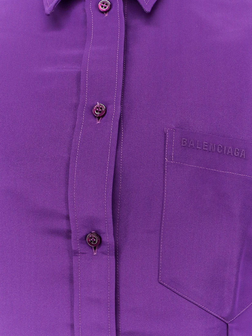 Balenciaga Silk Shantung Shirt