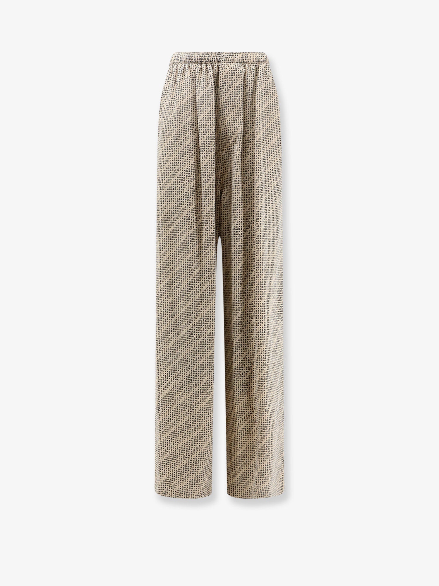Balenciaga Monogram Silk Trousers