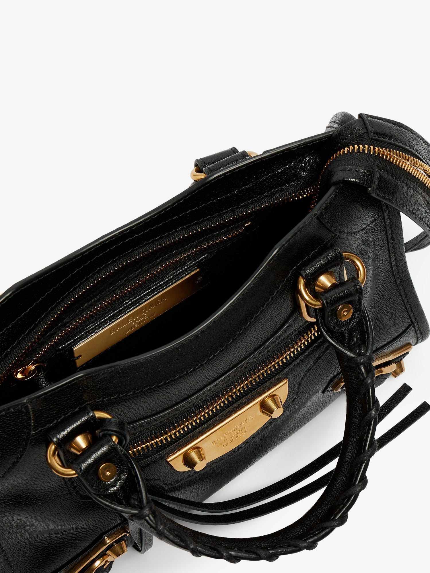 Balenciaga Le City Uptown Mini Leather Handbag