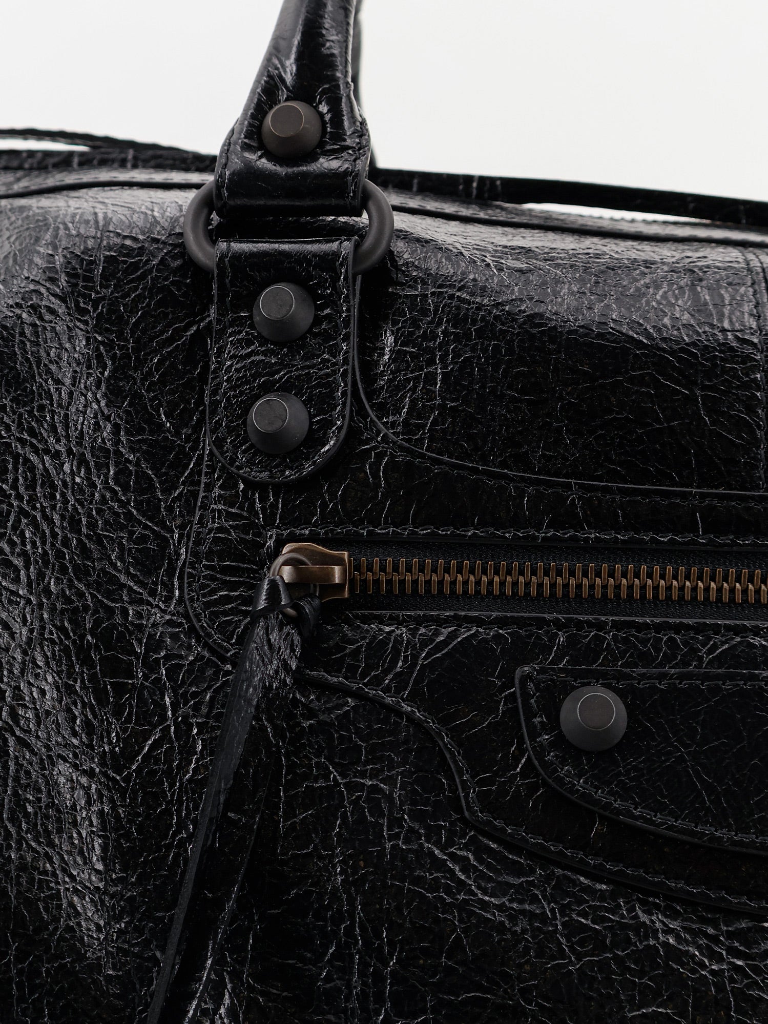 Balenciaga Le City Boston L Leather Handbag