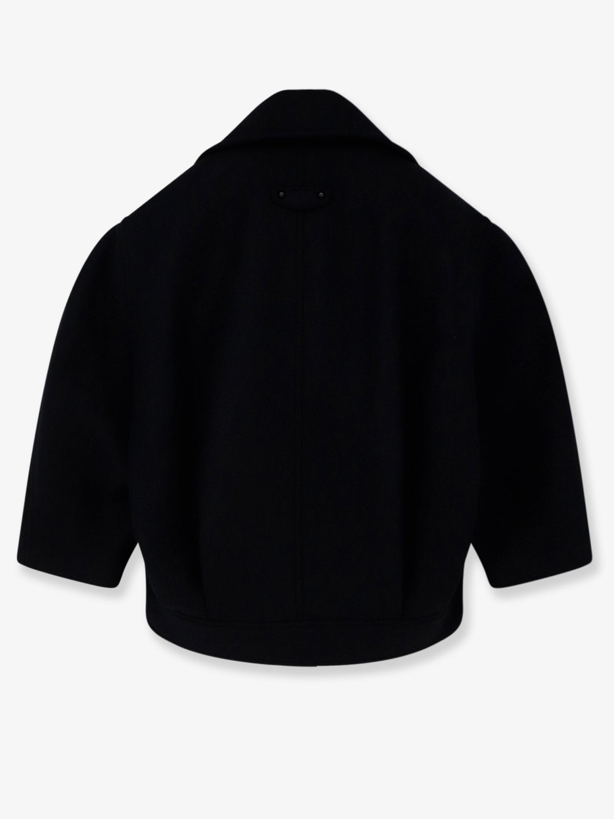Balenciaga Compact Double-wool Cocoon Peacoat