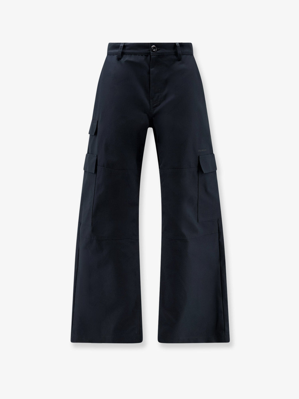 Balenciaga Straight Fit Cargo Cotton Trousers