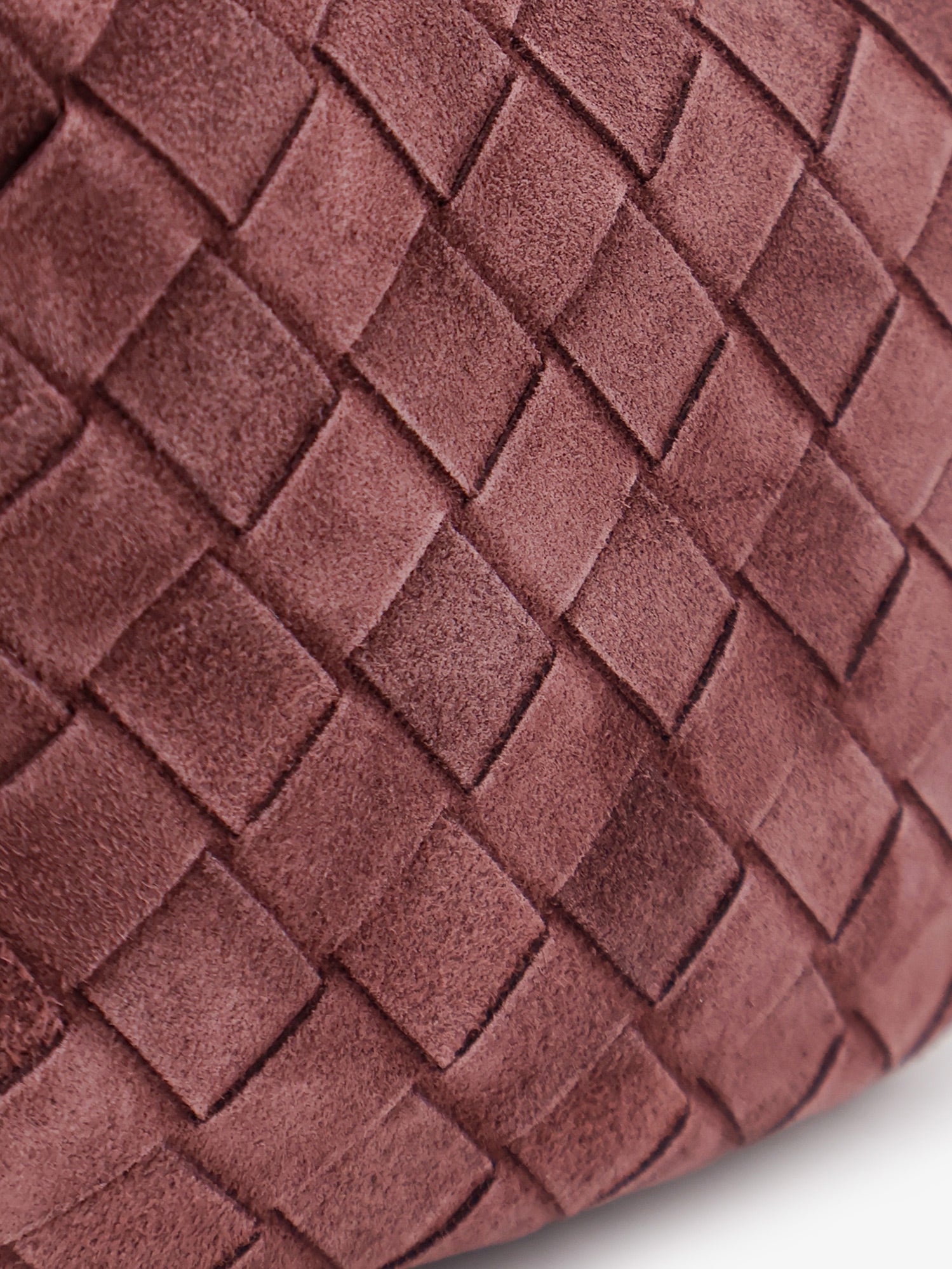 Bottega Veneta Mini Jodie Intrecciato Suede Handbag