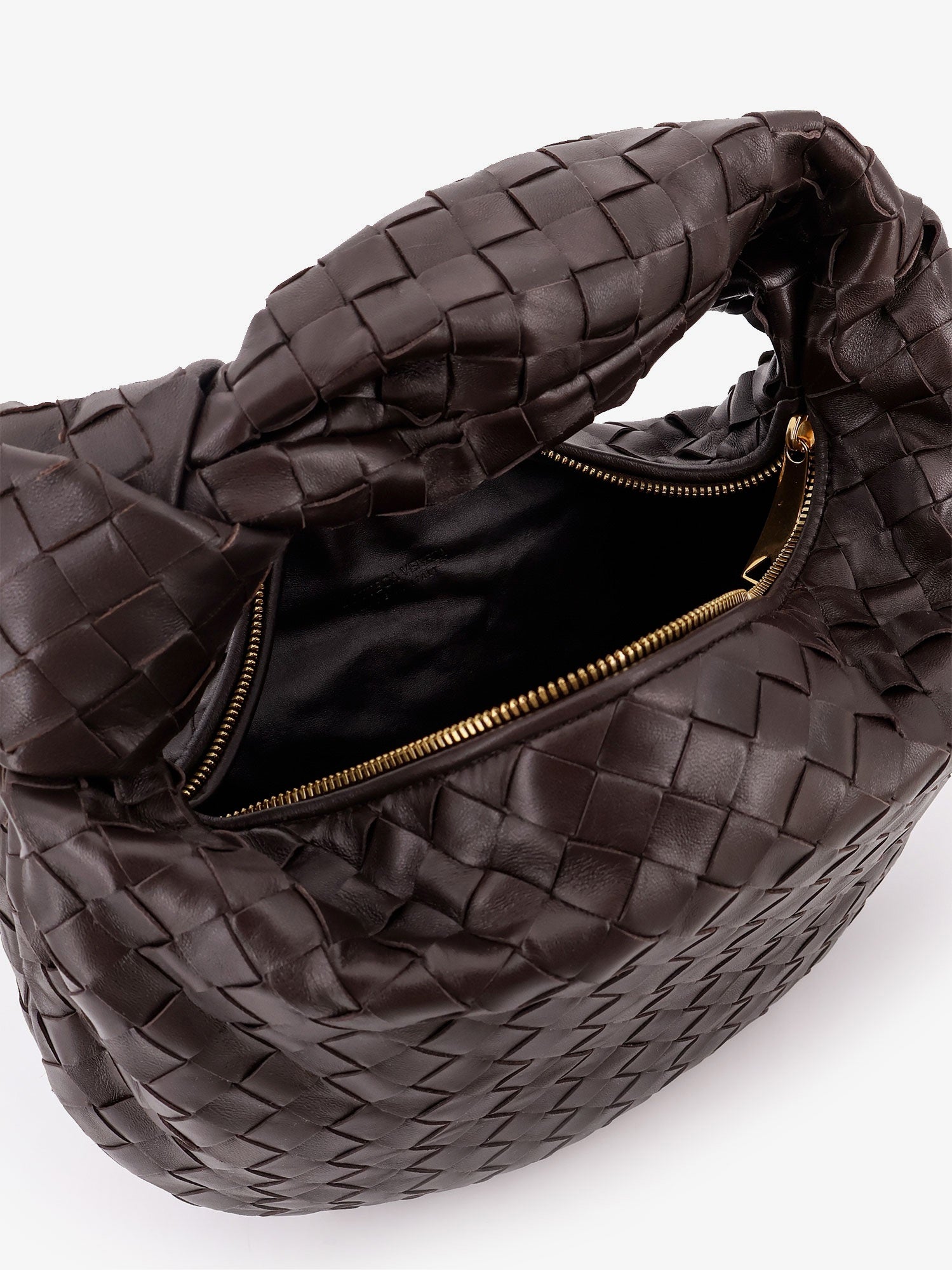 Bottega Veneta Jodie Small Leather Handbag With Intrecciato Motif