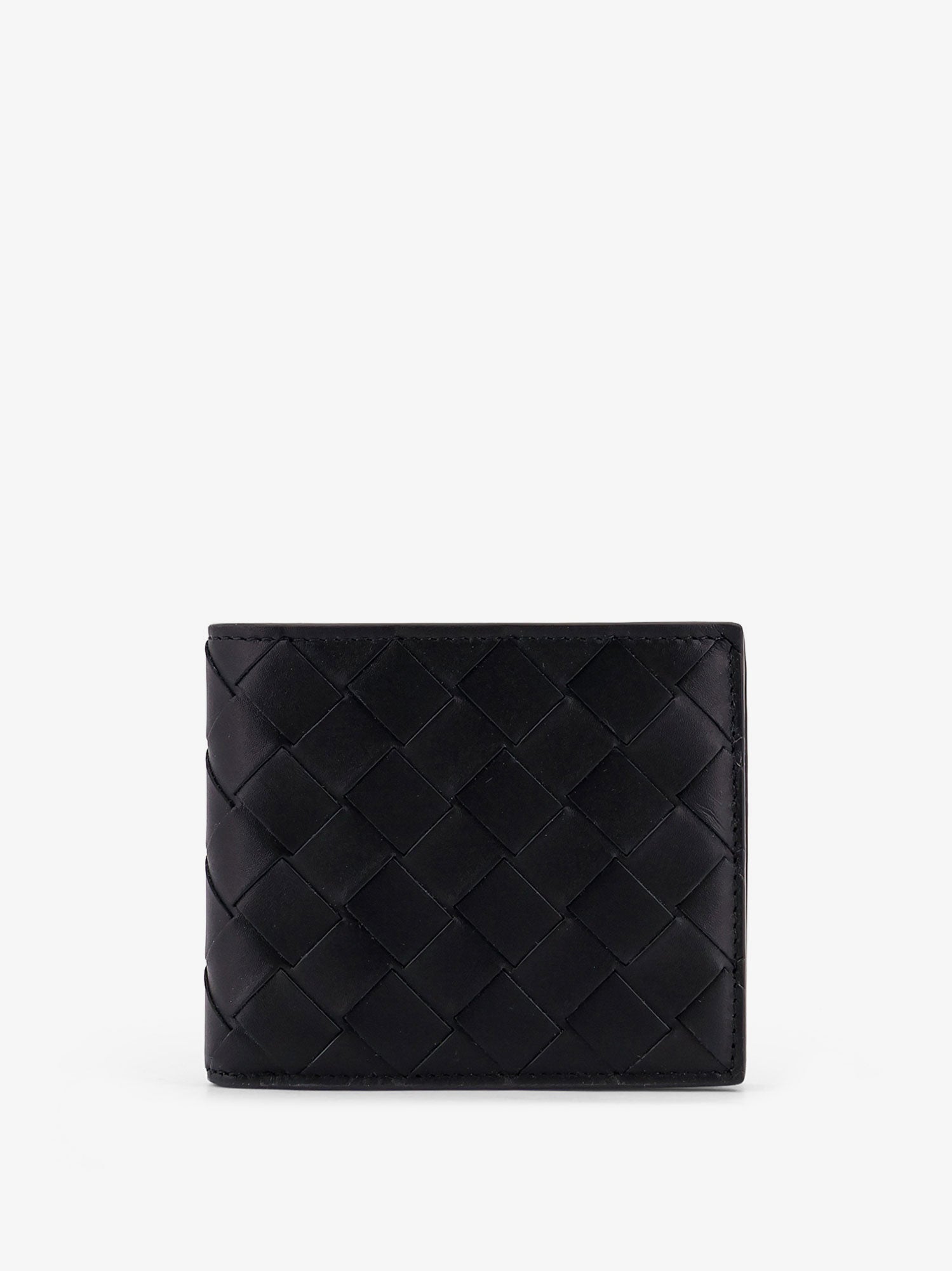 Bottega Veneta Leather Wallet With Intrecciato Pattern