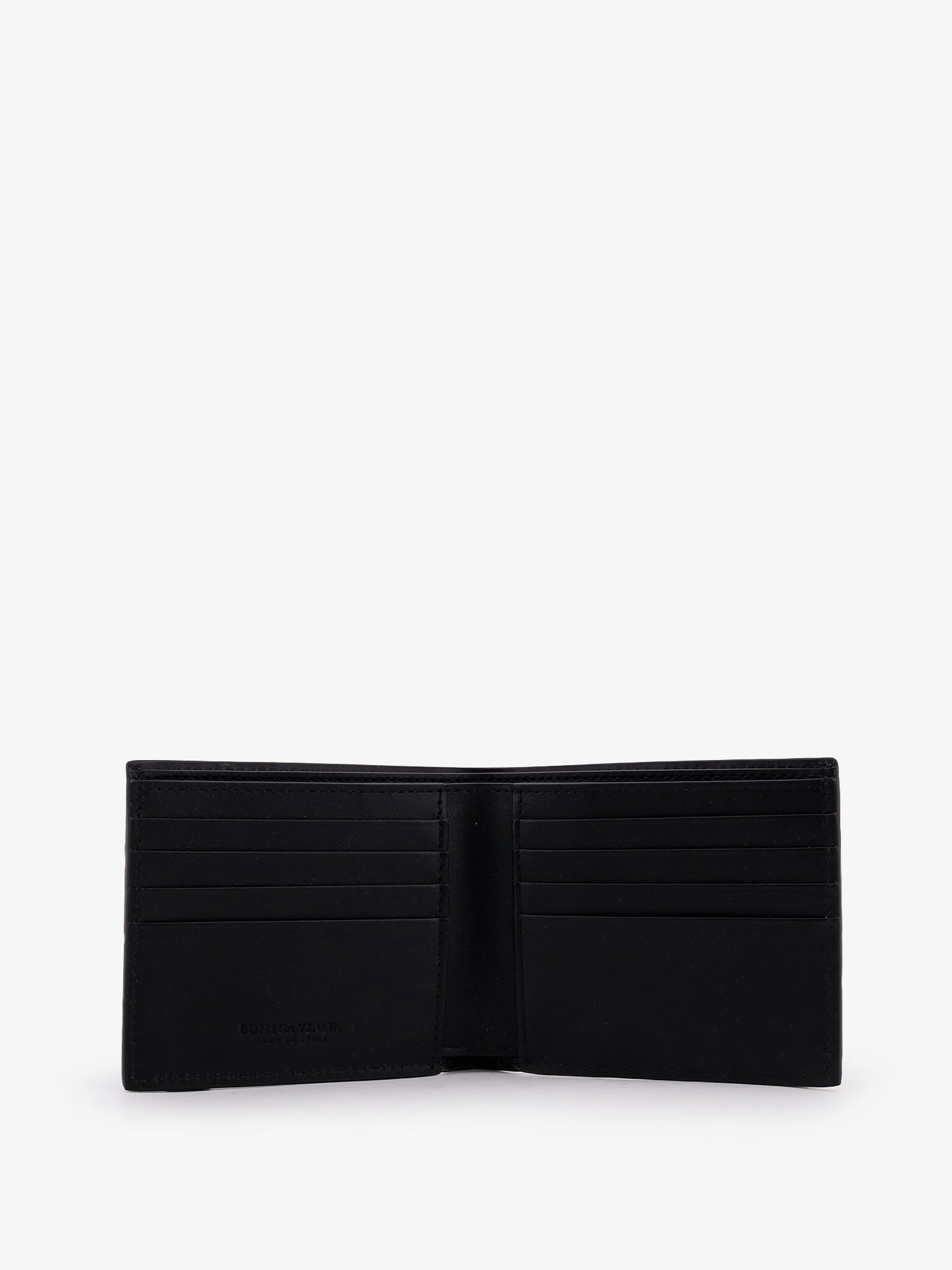 Bottega Veneta Leather Wallet With Intrecciato Pattern
