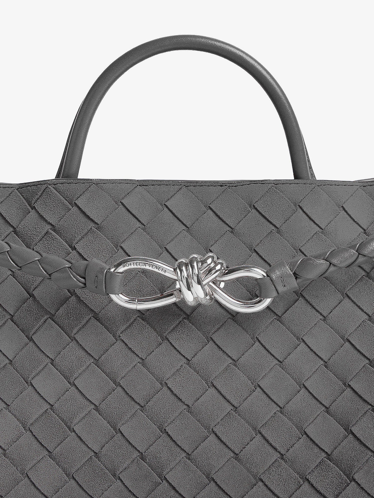 Bottega Veneta Andiamo Medium Suede Handbag