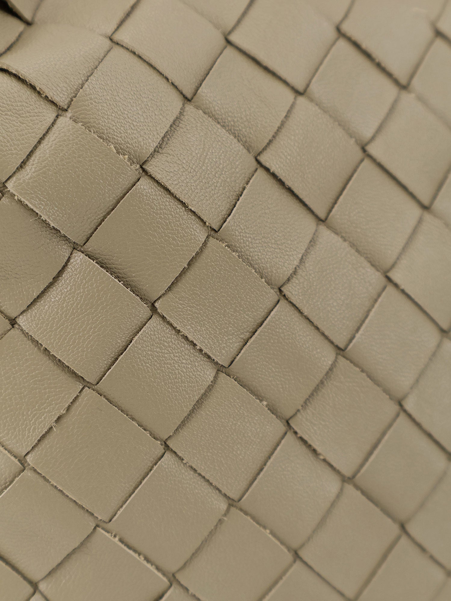 Bottega Veneta Mini Hop Leather Crossbody Bag With Intrecciato Pattern