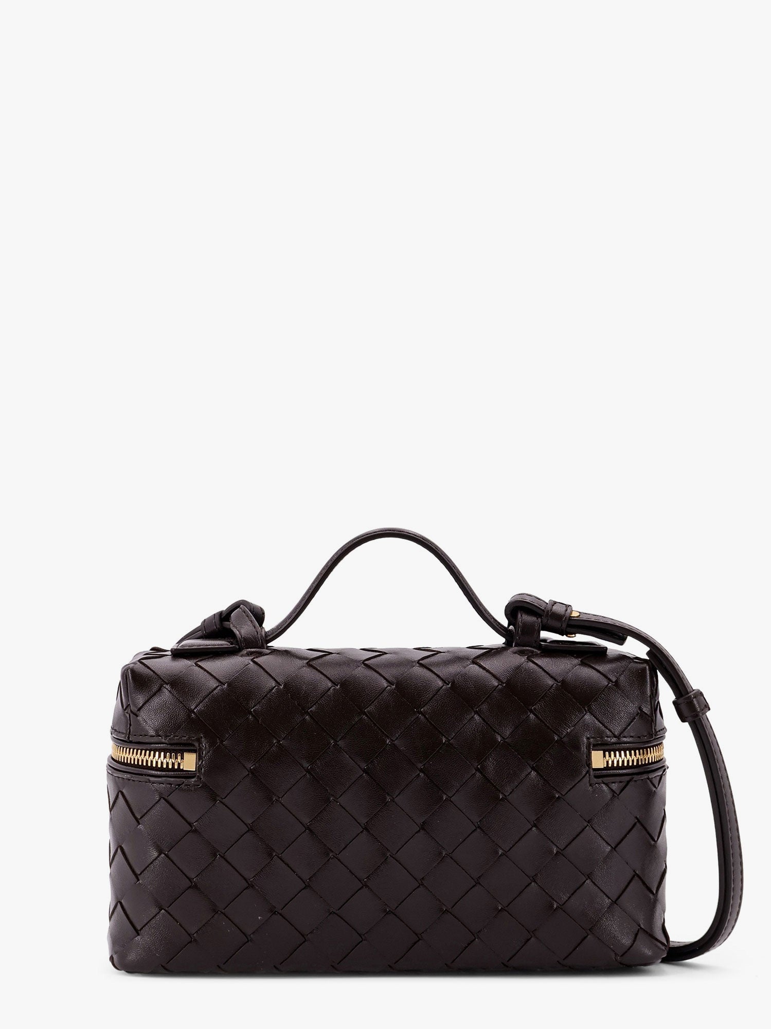 Bottega Veneta Bang Bang Leather Shoulder Bag With Intrecciato Pattern