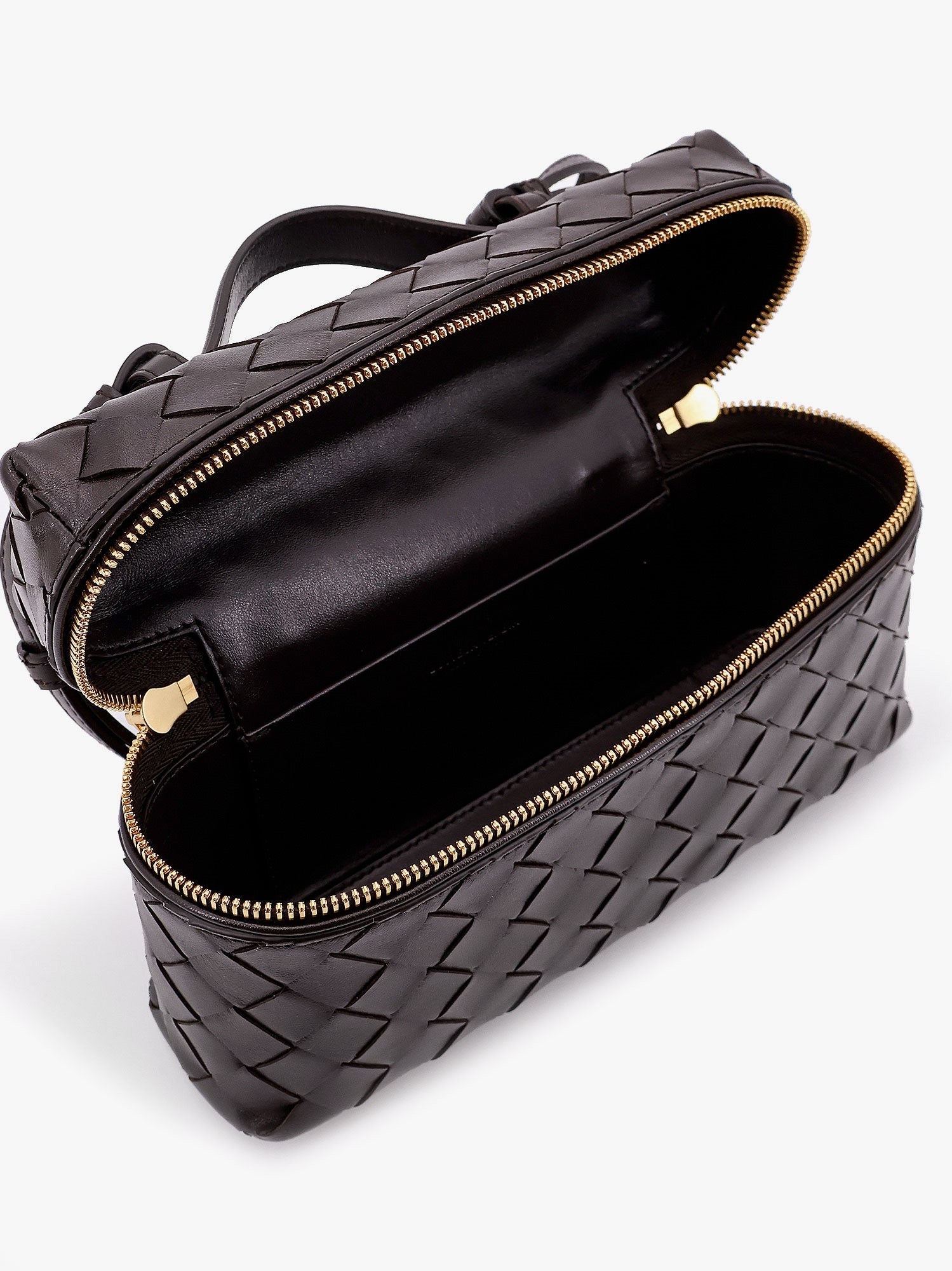 Bottega Veneta Bang Bang Leather Shoulder Bag With Intrecciato Pattern