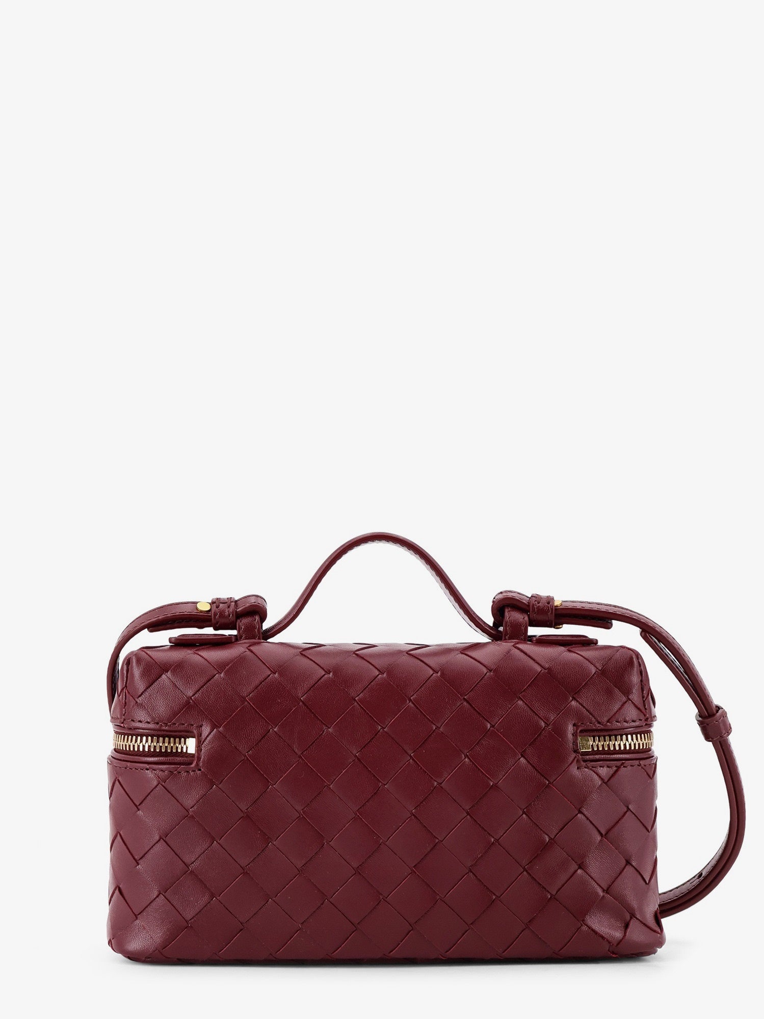 Bottega Veneta Bang Bang Leather Vanity Case With Intrecciato Motif