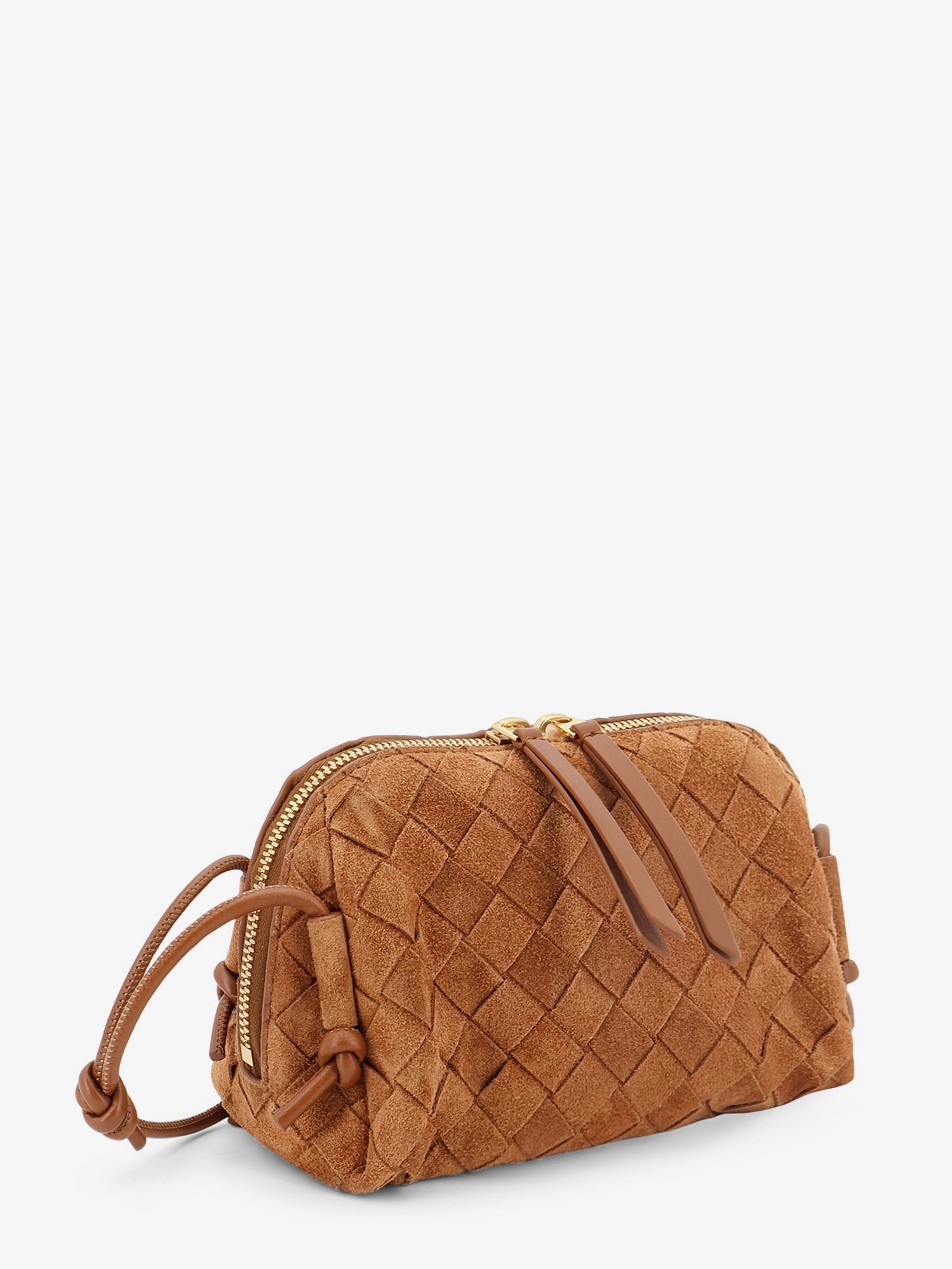 Bottega Veneta Pochette Concert Suede Crossbody Bag