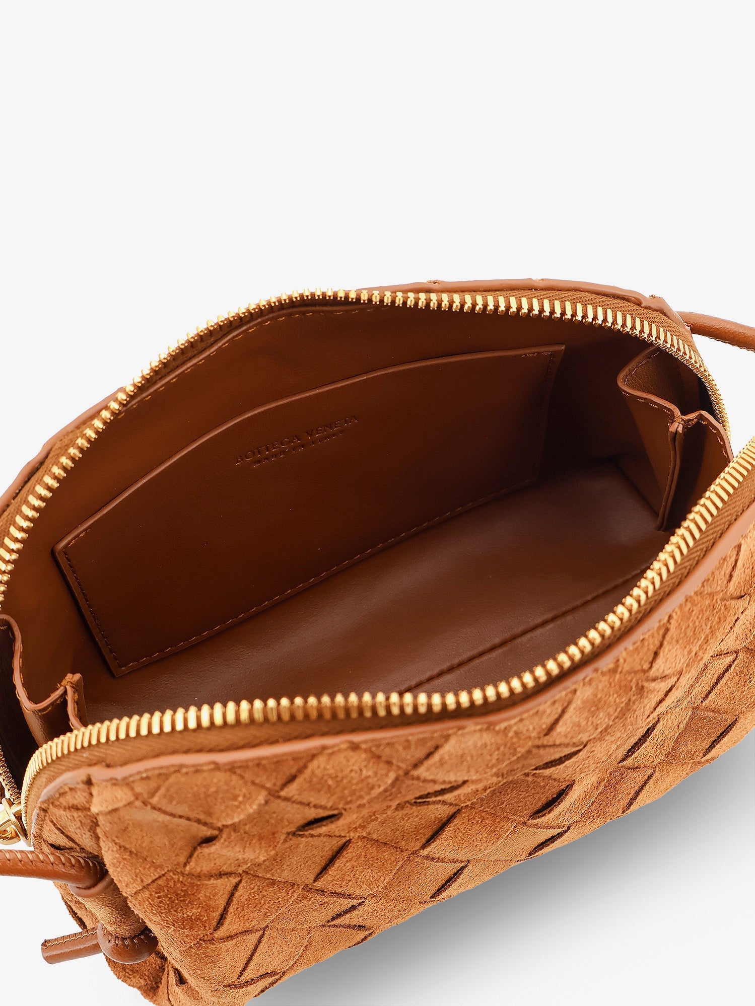 Bottega Veneta Pochette Concert Suede Crossbody Bag