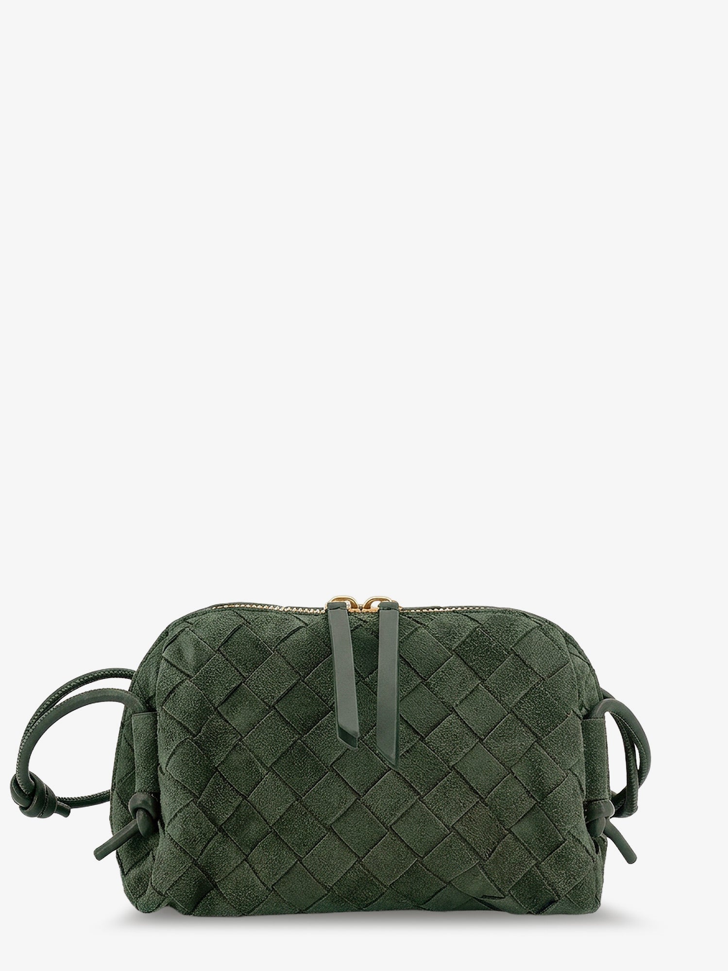 Bottega Veneta Concert Pochette Suede Crossbody Bag