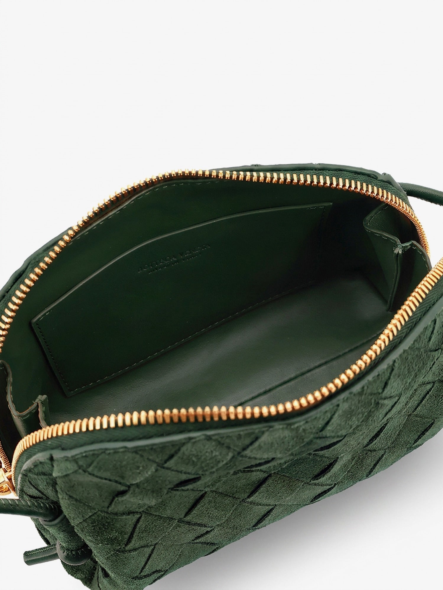 Bottega Veneta Concert Pochette Suede Crossbody Bag