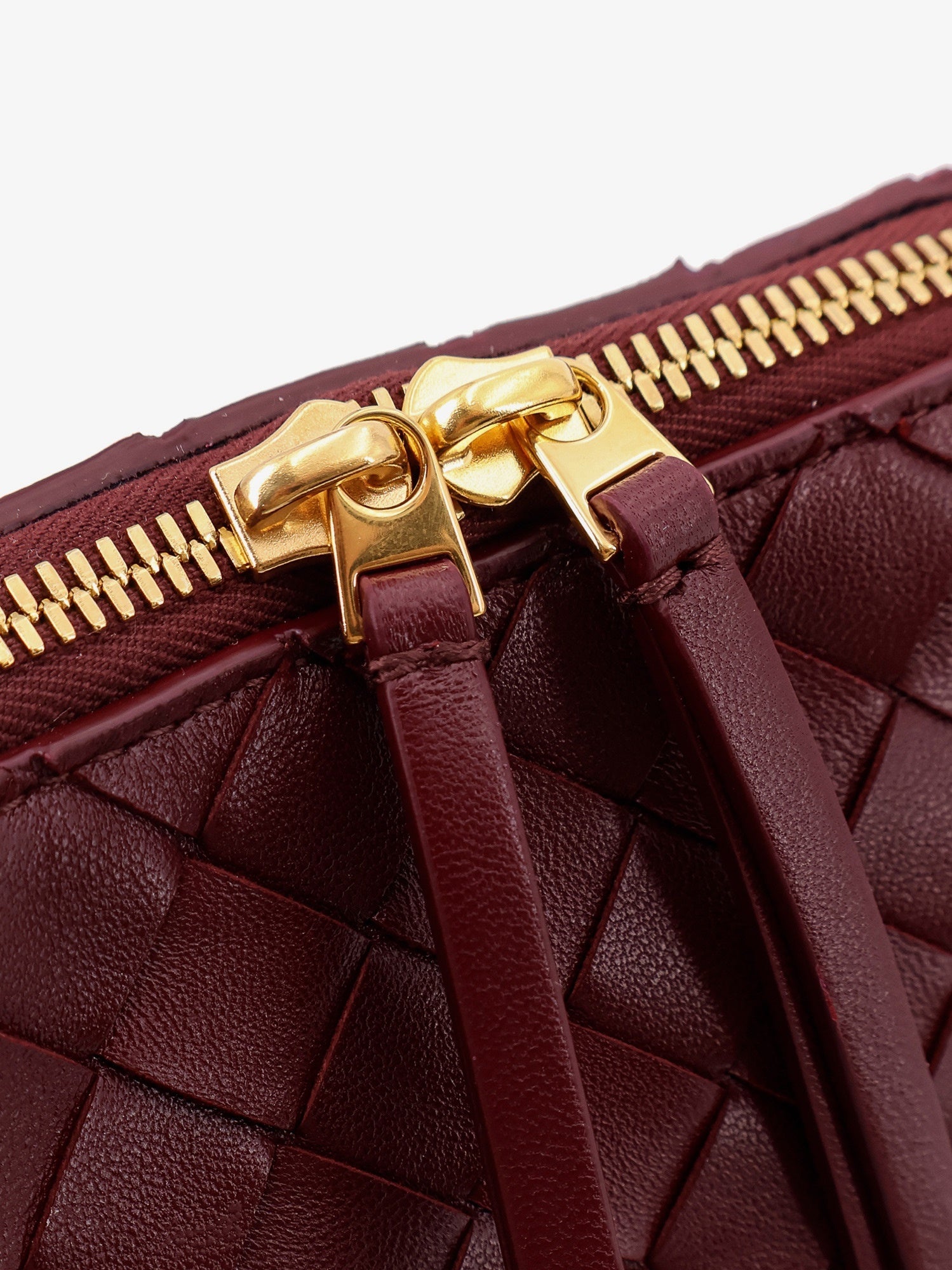 Bottega Veneta Concert Pouch Leather Shoulder Bag With Intrecciato Motif