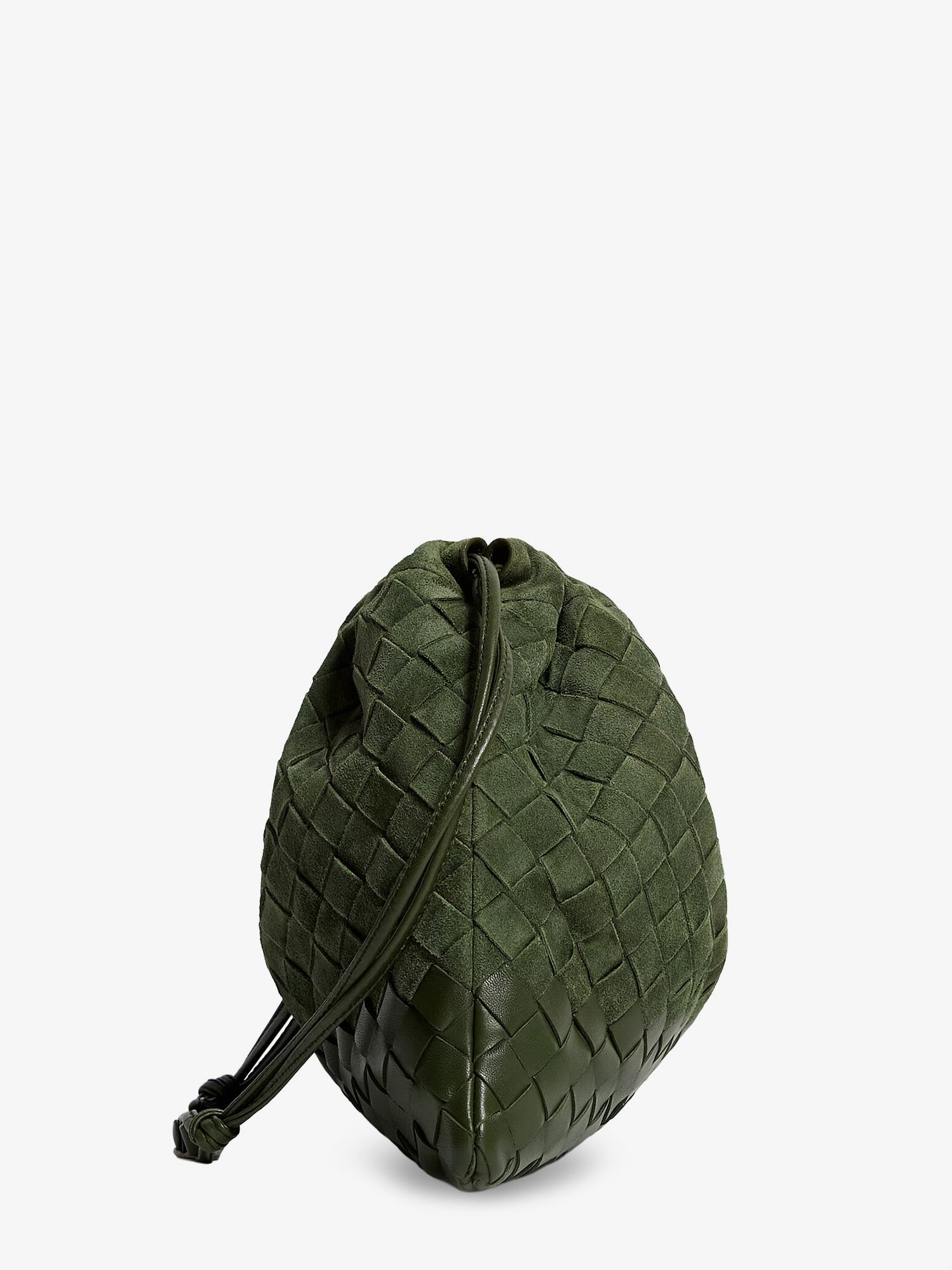 Bottega Veneta Suede Dustbag With Intrecciato Motif