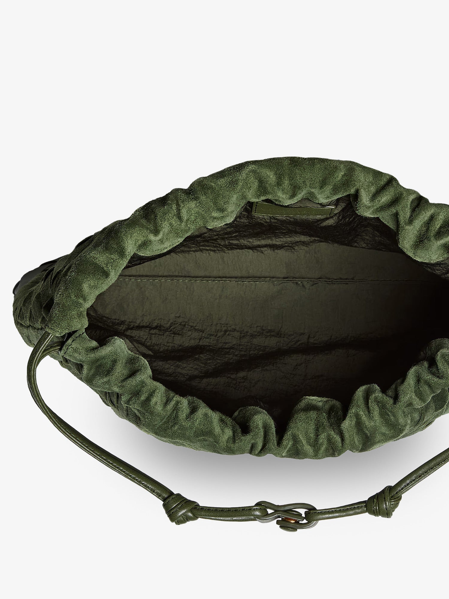 Bottega Veneta Suede Dustbag With Intrecciato Motif