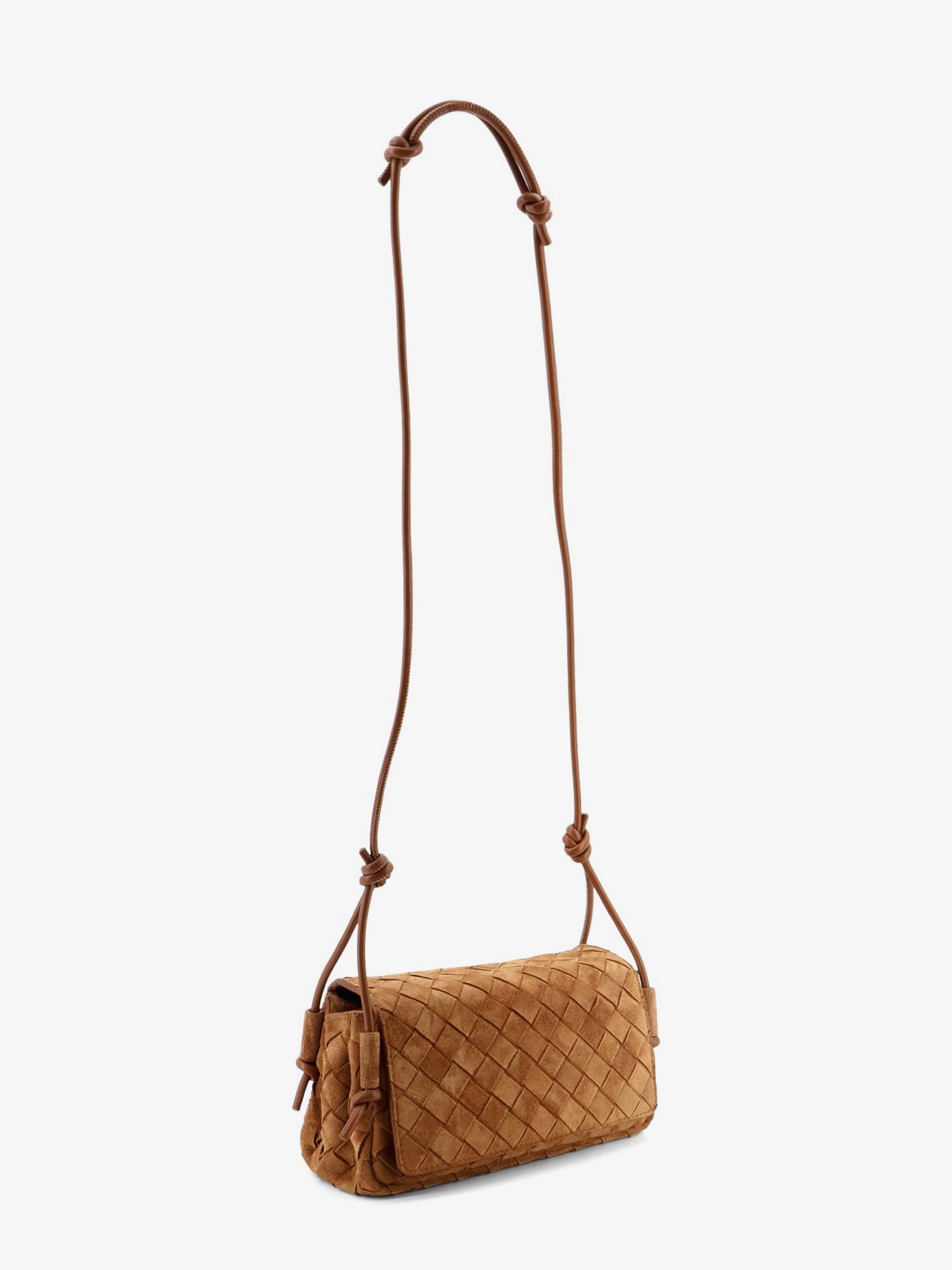Bottega Veneta Notturno Suede Pouch