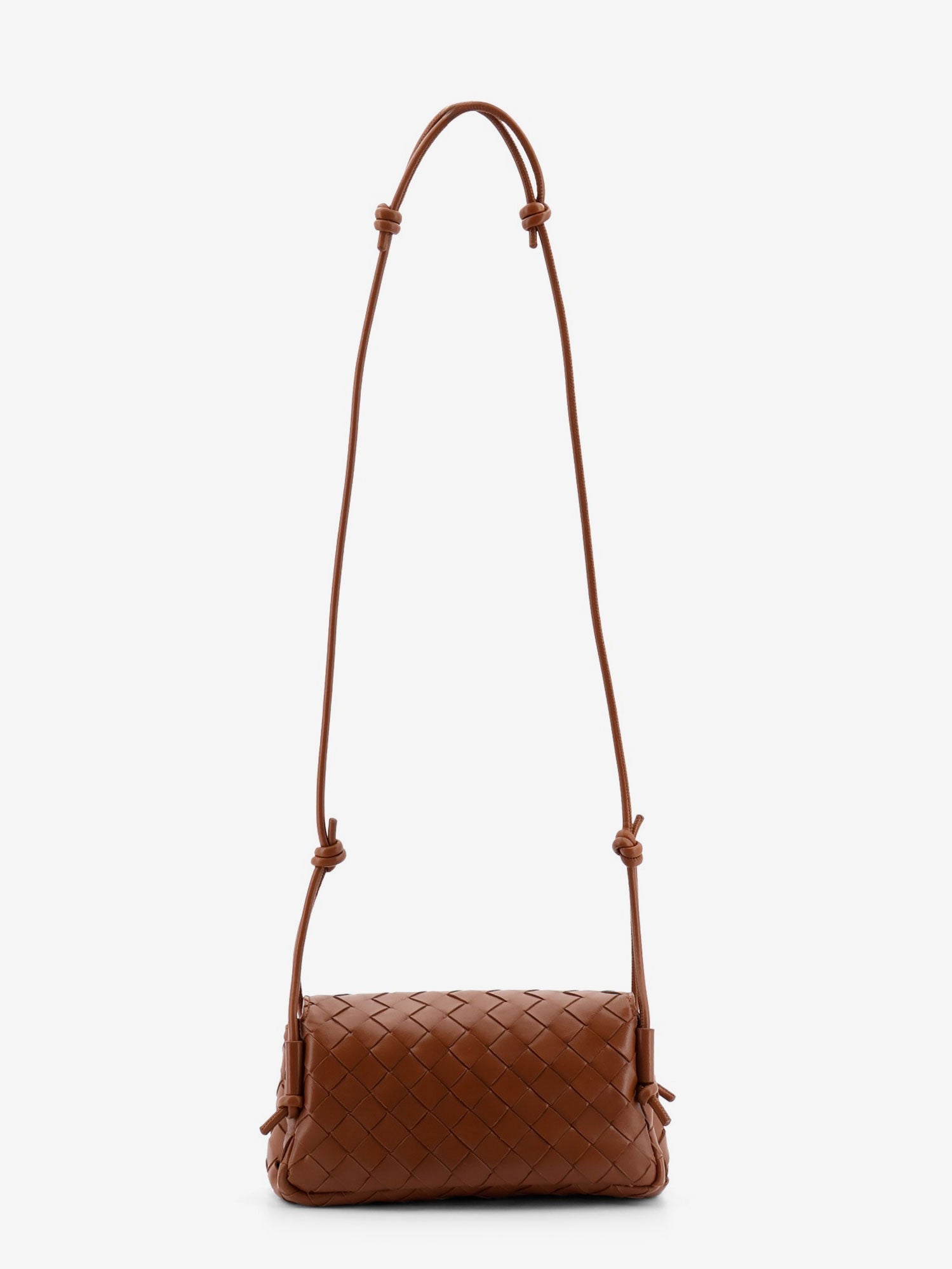 Bottega Veneta Notturno Clutch Bag With Leather Shoulder Strap